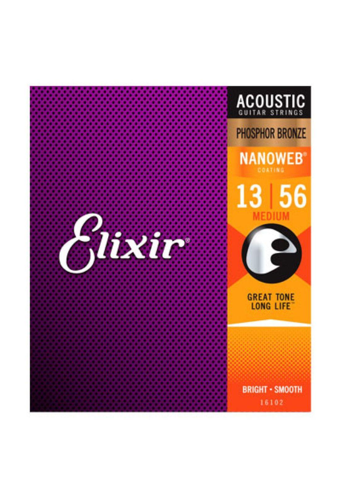 Cuerdas para guitarra acústica Elixir 16102-0