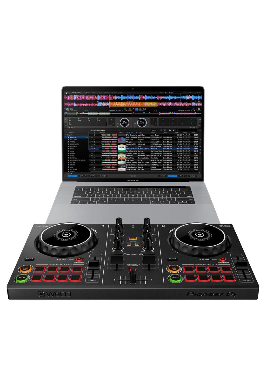 Mini Controlador de DJ Pioneer DJ DDJ-200-3