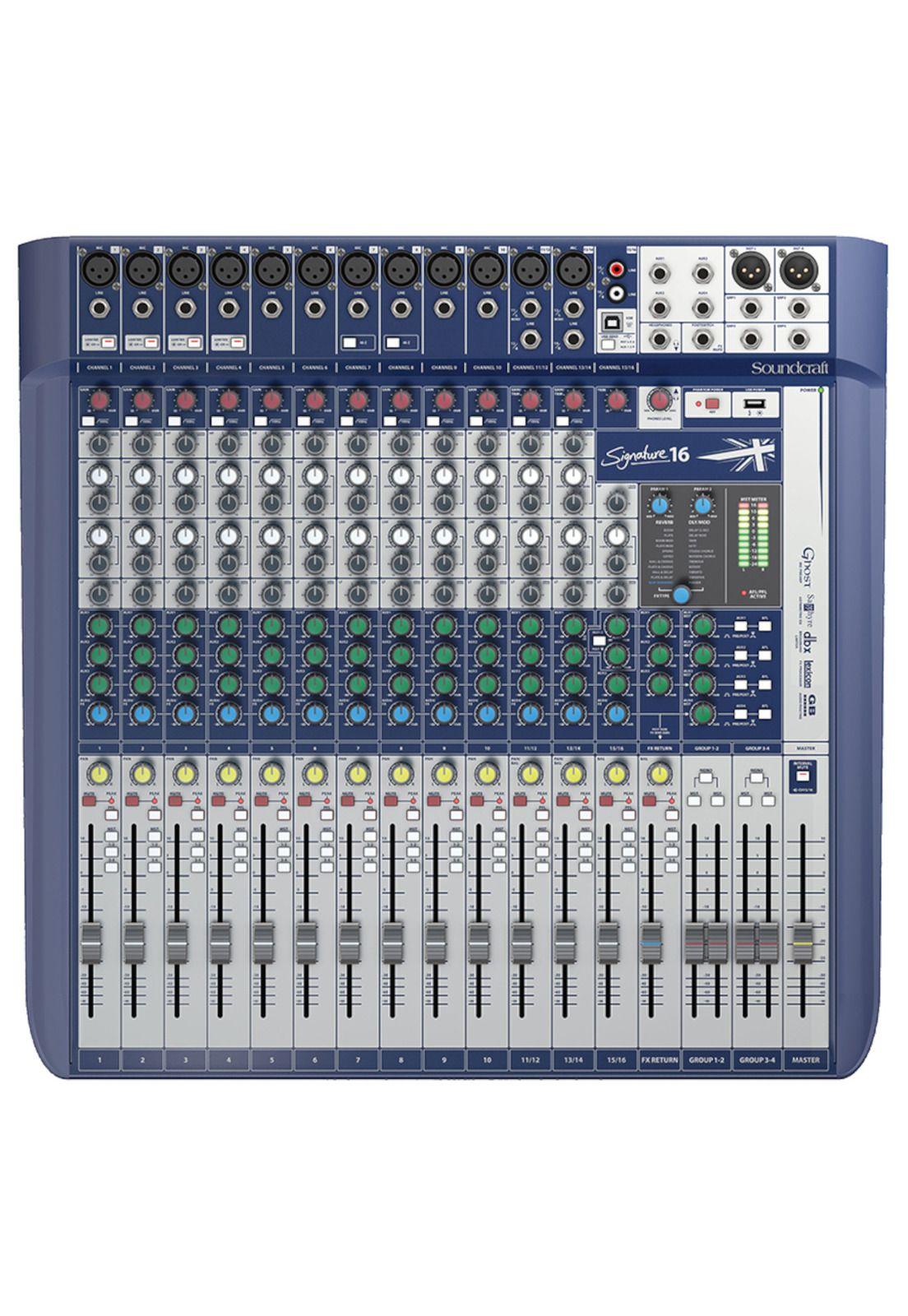 Mixer analogo 16 canales Soundcraft Signature 16-0