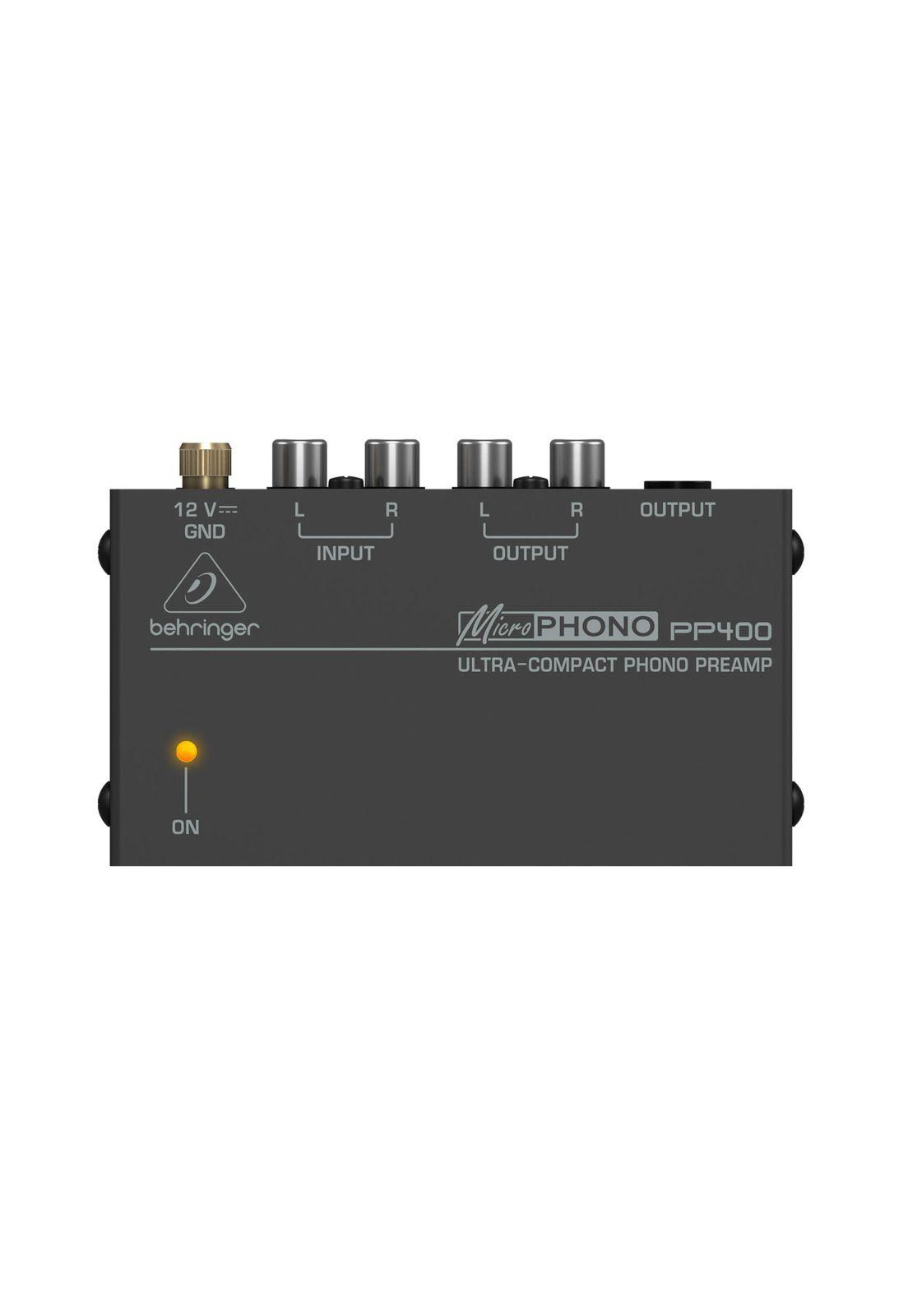 Preamplificador Phono Ultra Compacto Behringer PP400-0