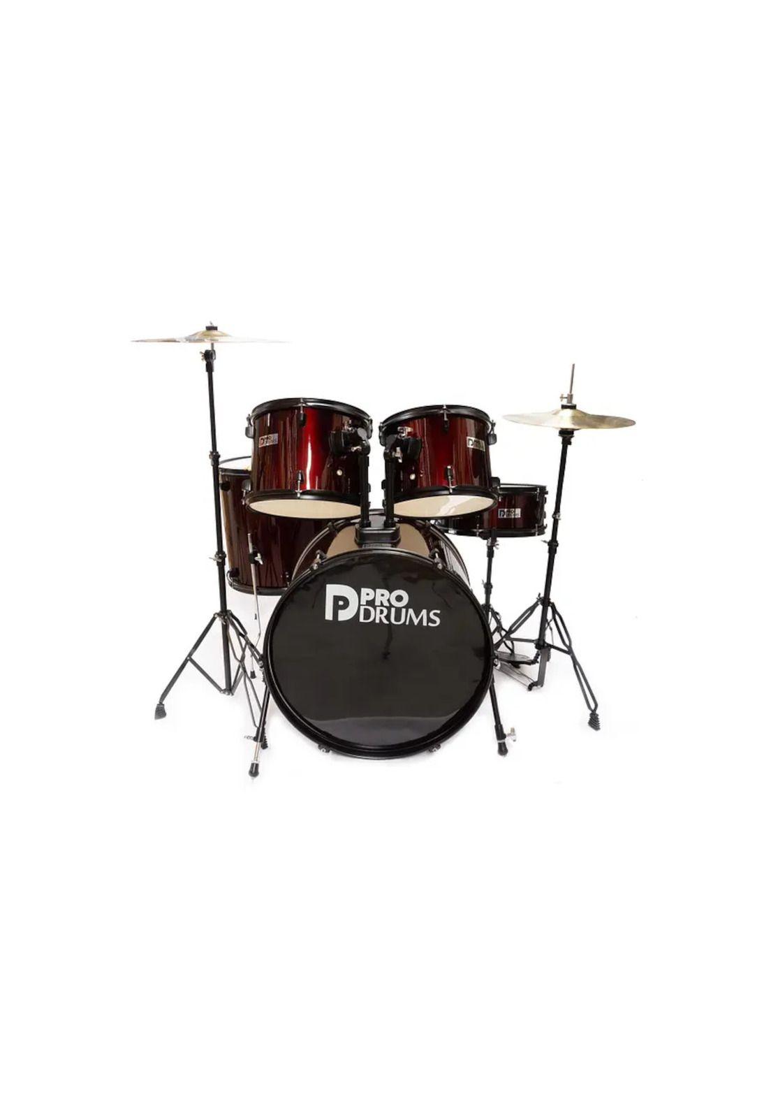 Bateria Acustica 5 piezas Pro Drums PRD04-WR-0