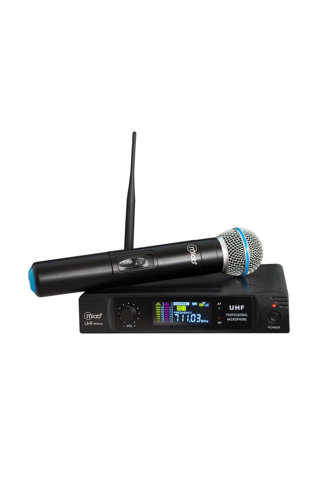 Microfono inalambrico UHF de mano Single Mlab 8771-0