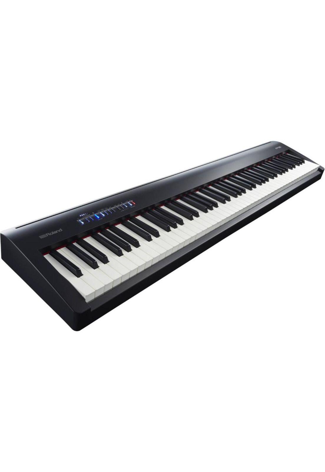 Piano digital Roland FP-30 con mueble, pedalera y sillin-1