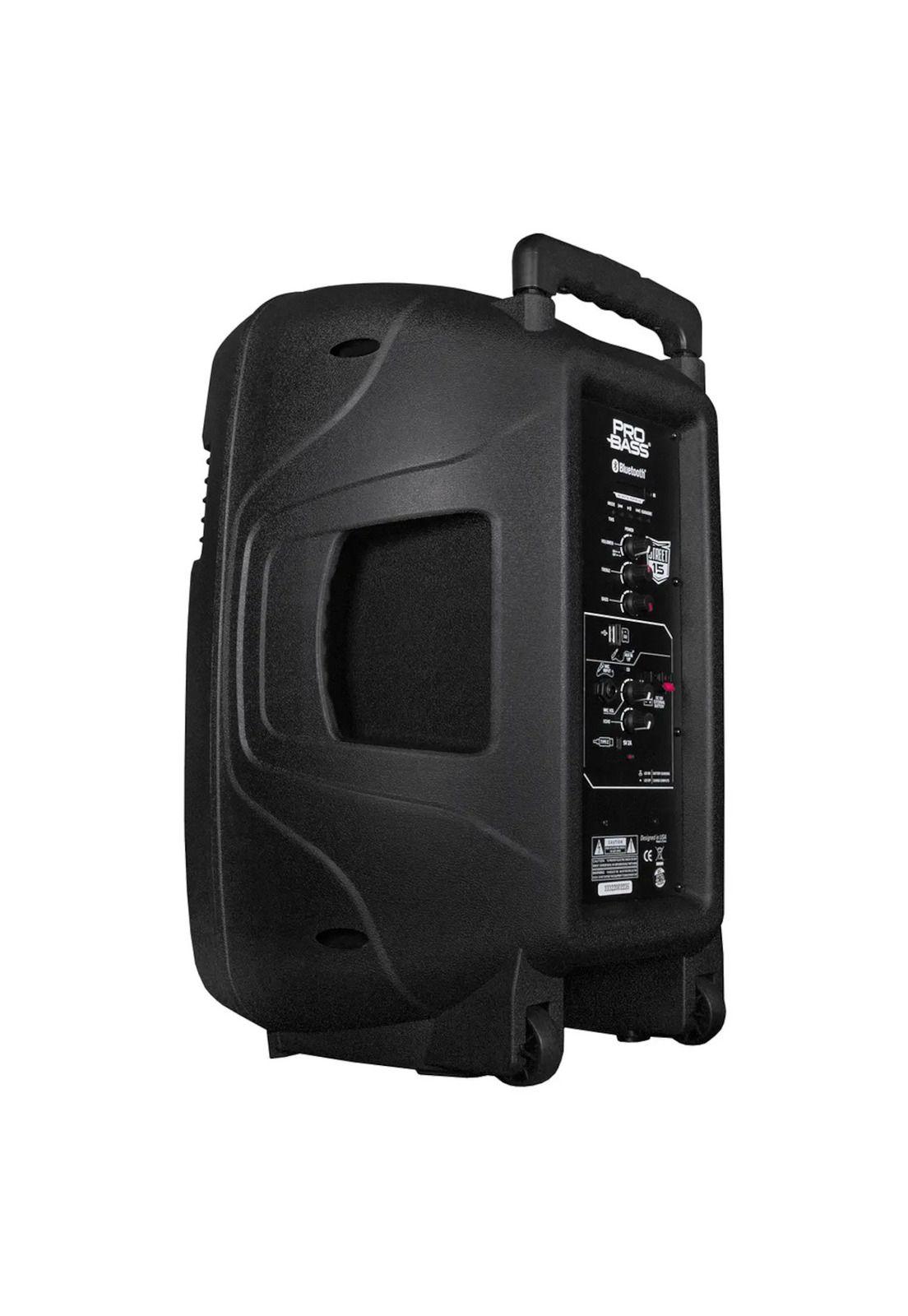 Parlante Portatil Karaoke Probass Street 15-2