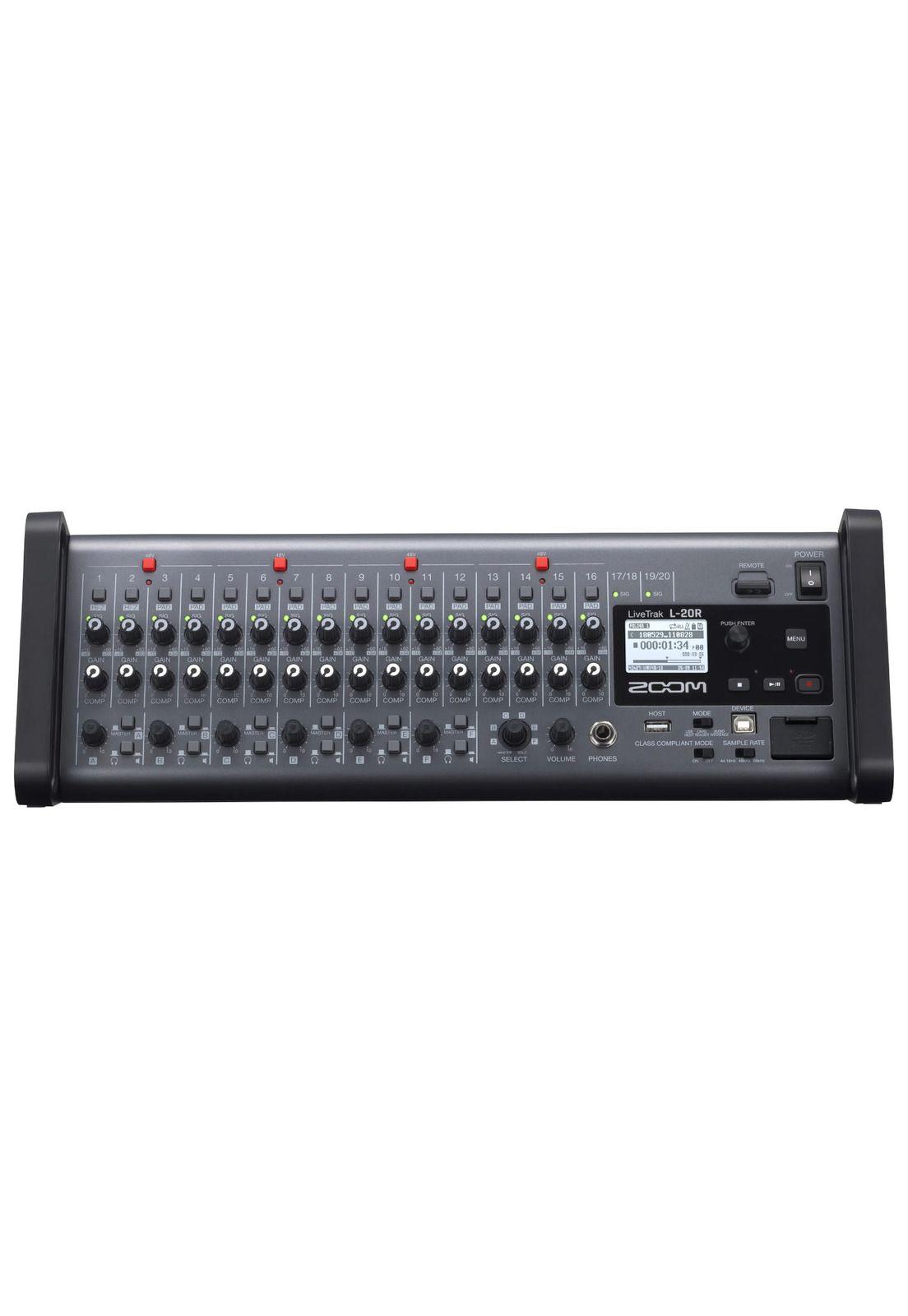 Mixer Digital y Grabador Multipista Zoom LiveTrak L-20R-0