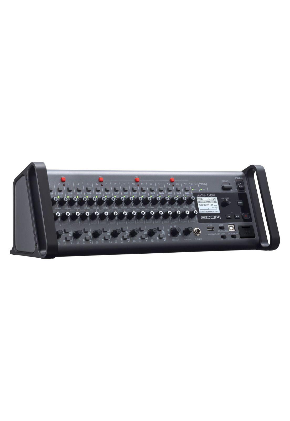 Mixer Digital y Grabador Multipista Zoom LiveTrak L-20R-1