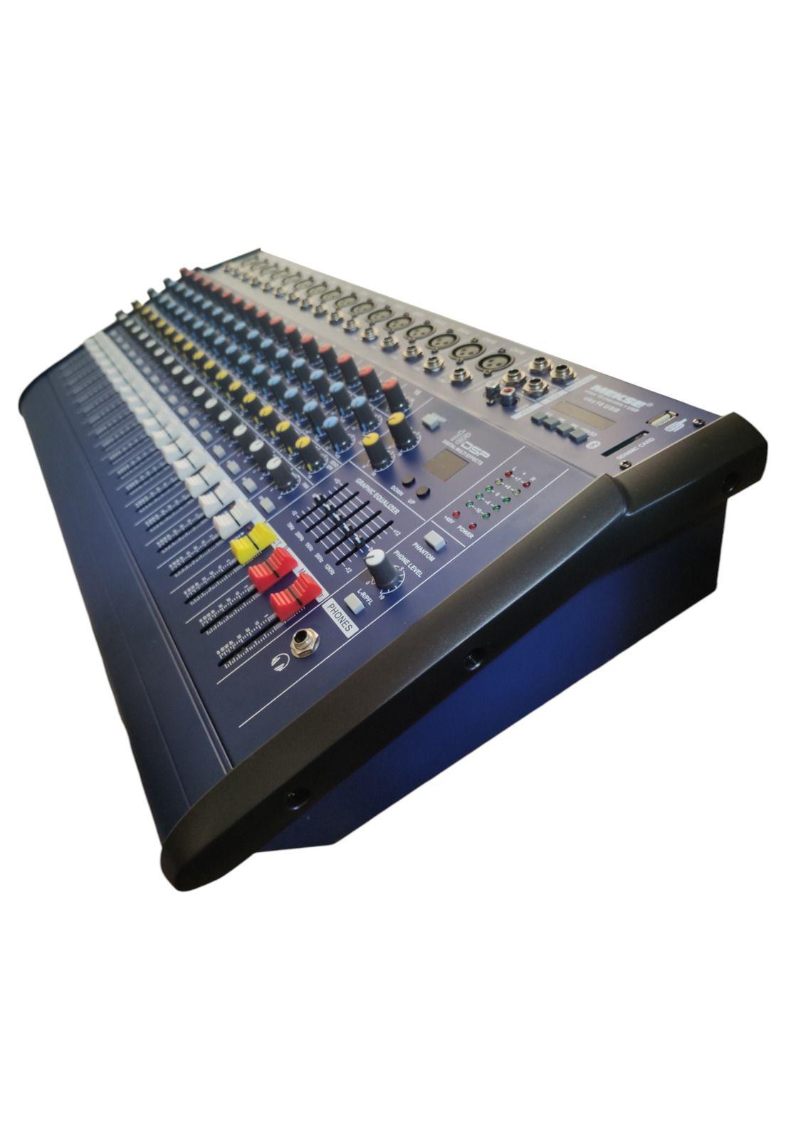 Mixer Amplificado 16 canales Mekse uks16 USB-1