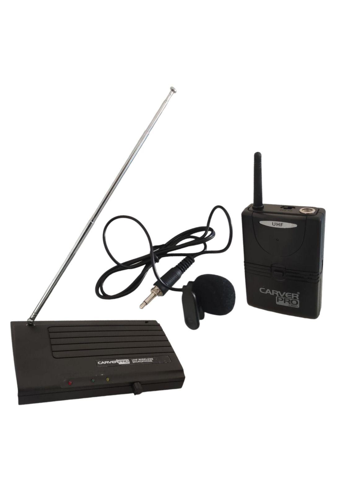 Microfono Inalambrico Solapa CarverPro CVR-200/UHF-0