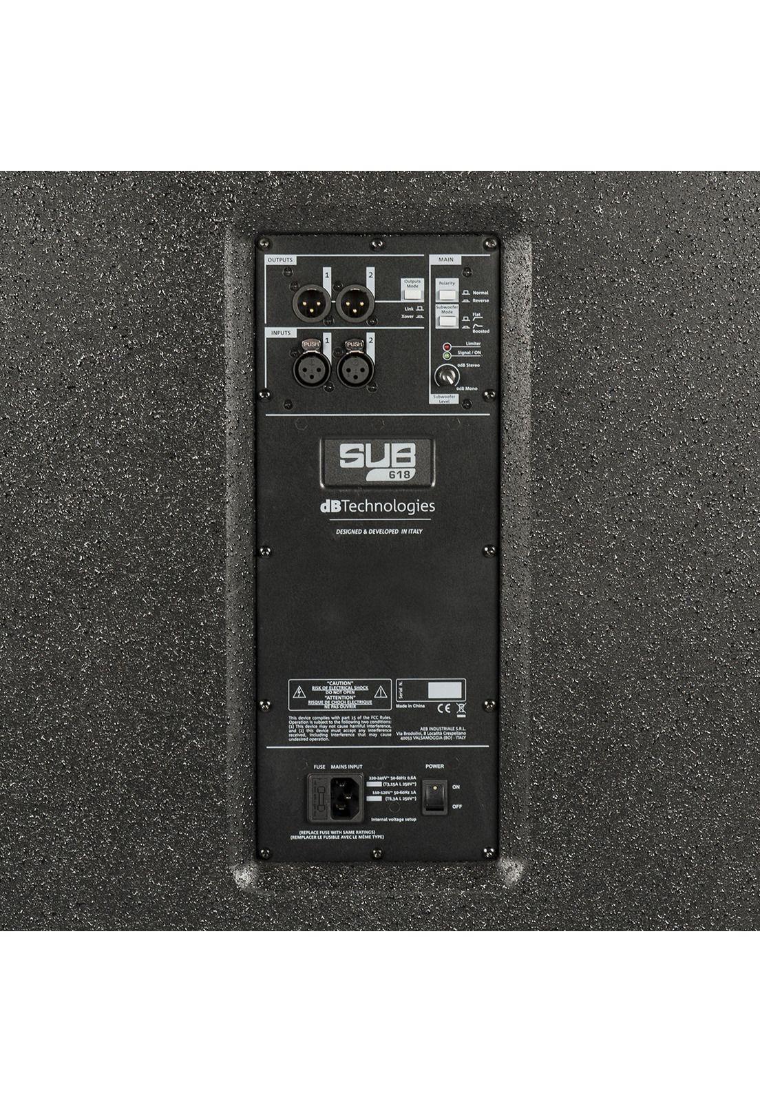 Sub Bajo Activo DB Technologies SUB 618-5