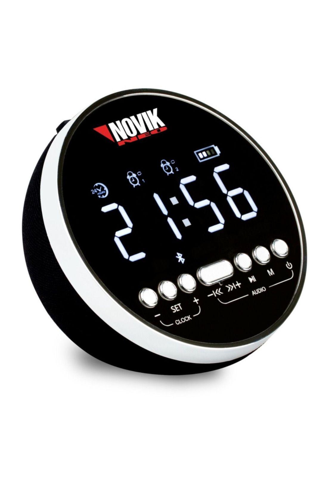 Parlante Portatil BT Reloj Novik AION-0