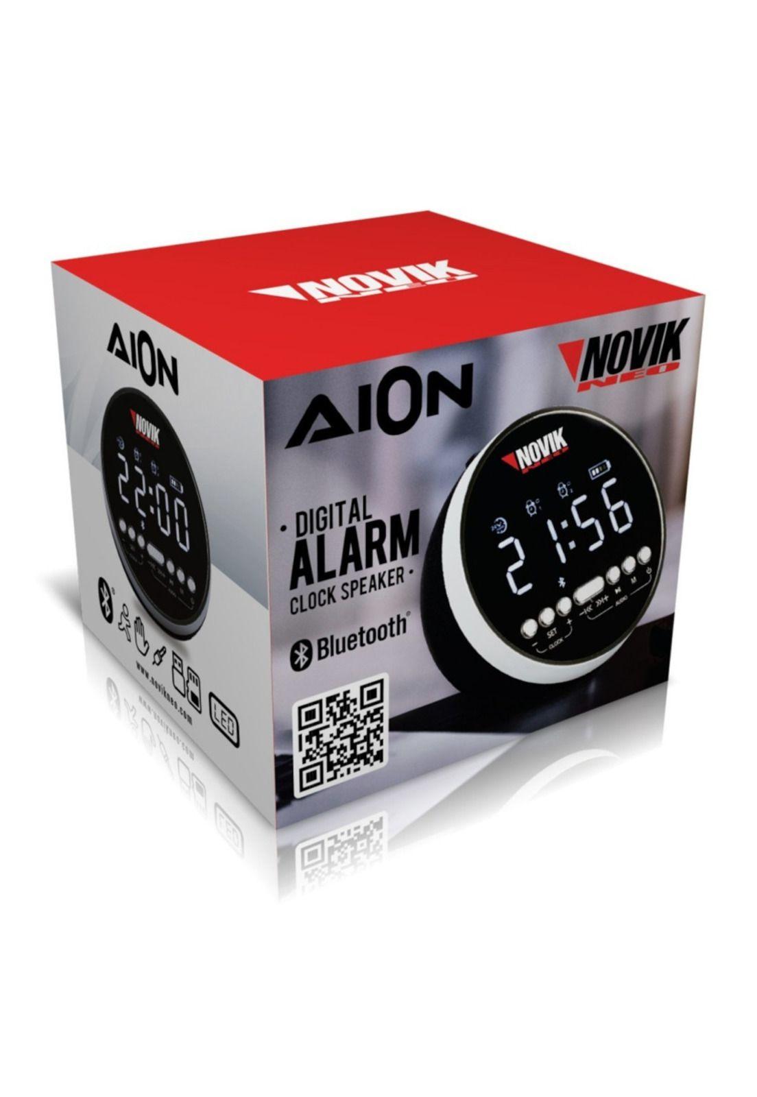 Parlante Portatil BT Reloj Novik AION-2