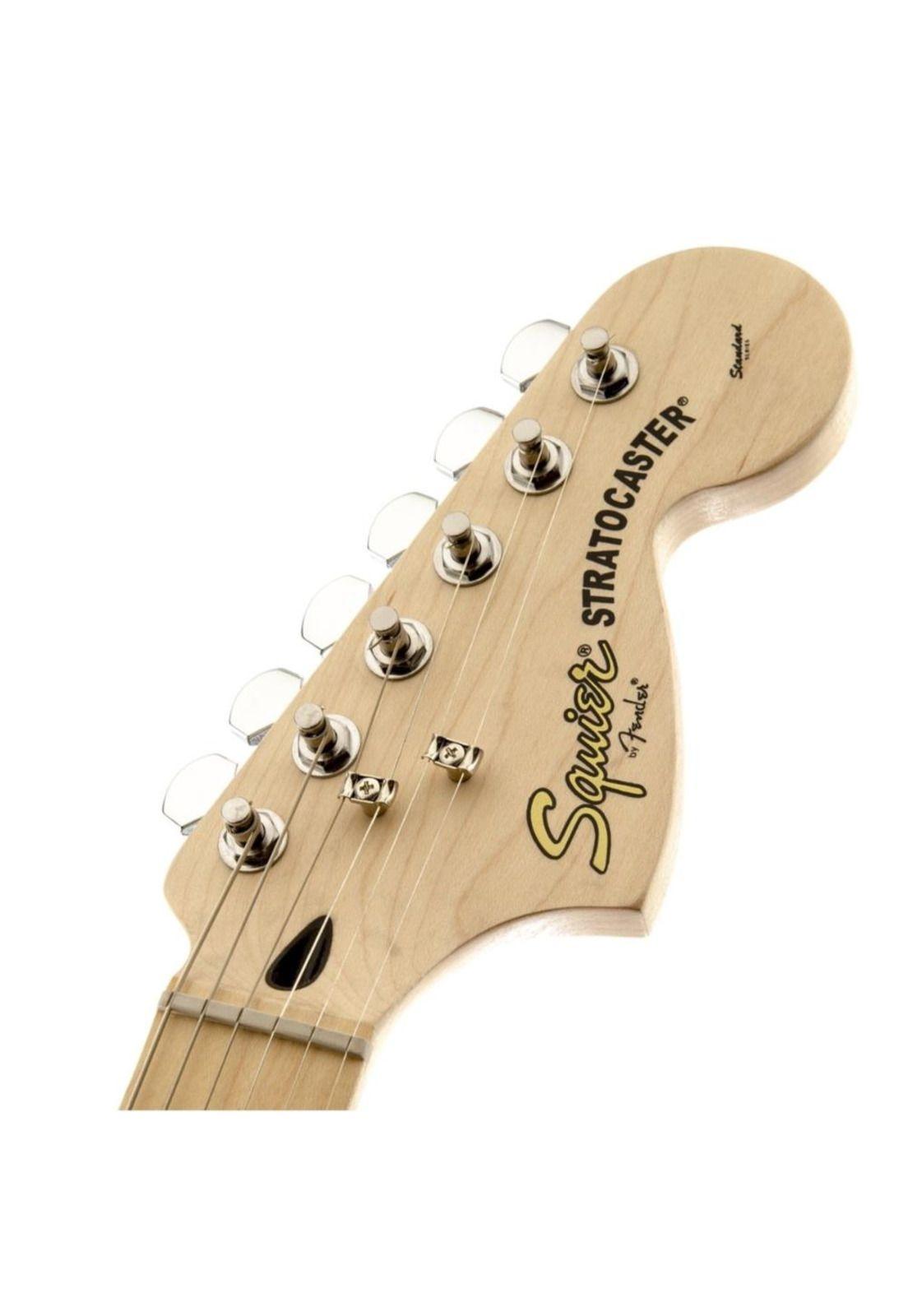 Guitarra Electrica Squier by Fender Strat MN Candy Red-3