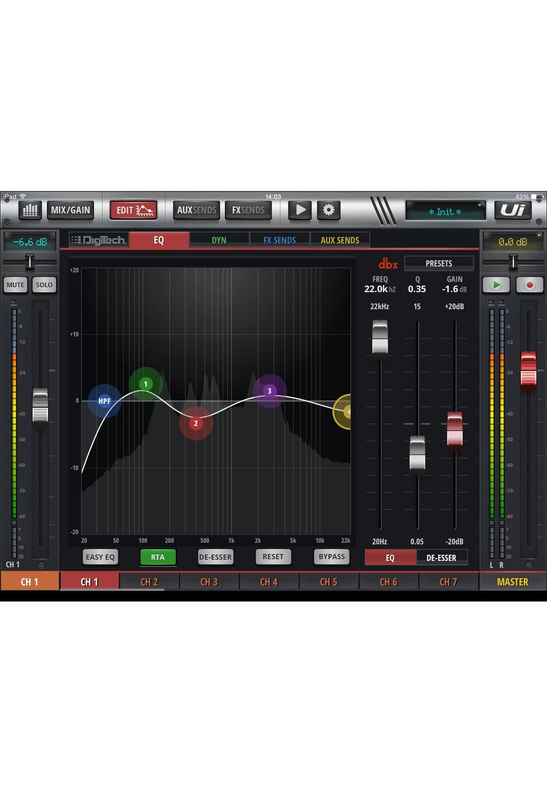 Mixer Digital Soundcraft Ui16-3