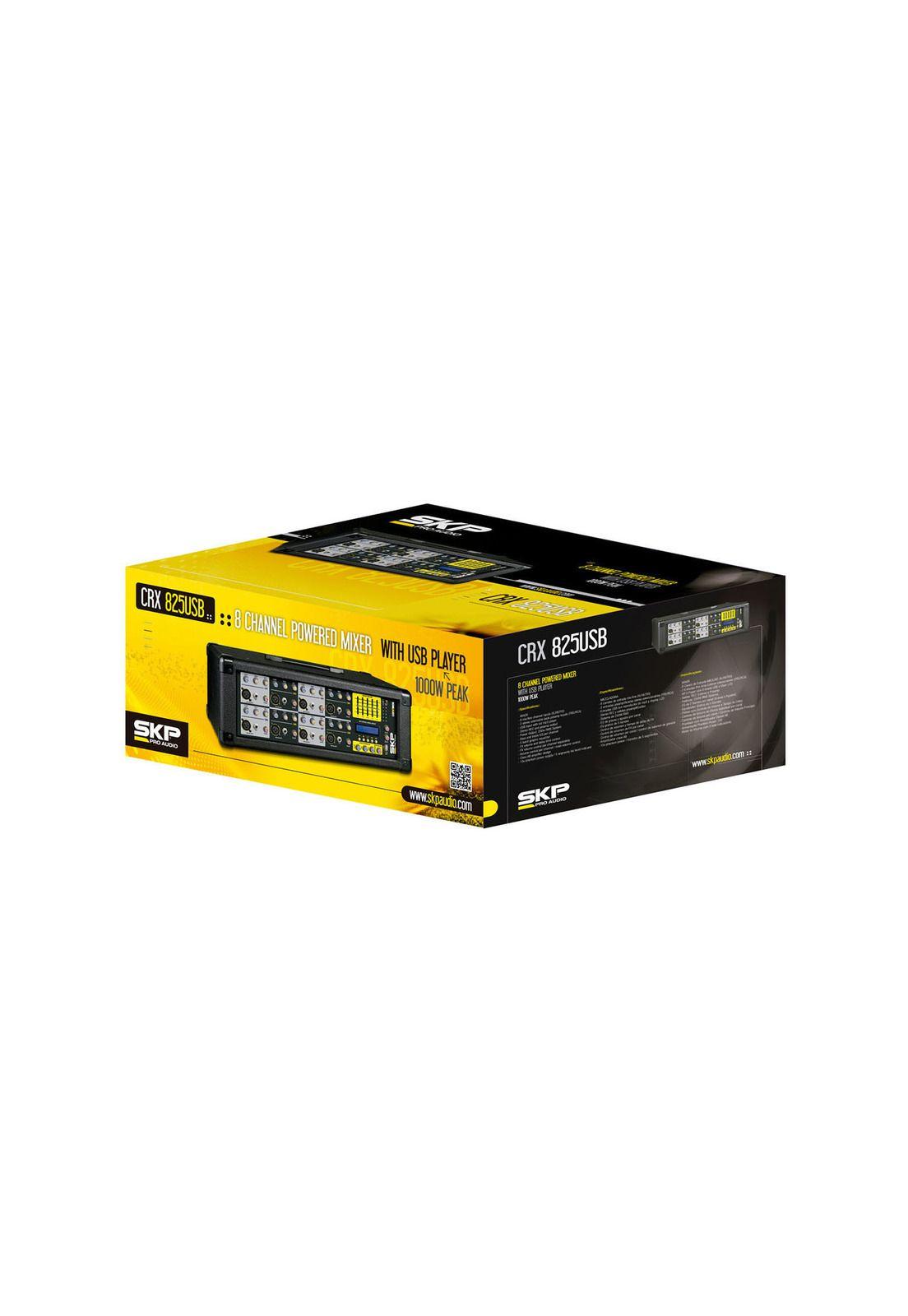 Cabezal Amplificado SKP CRX-825USB-2
