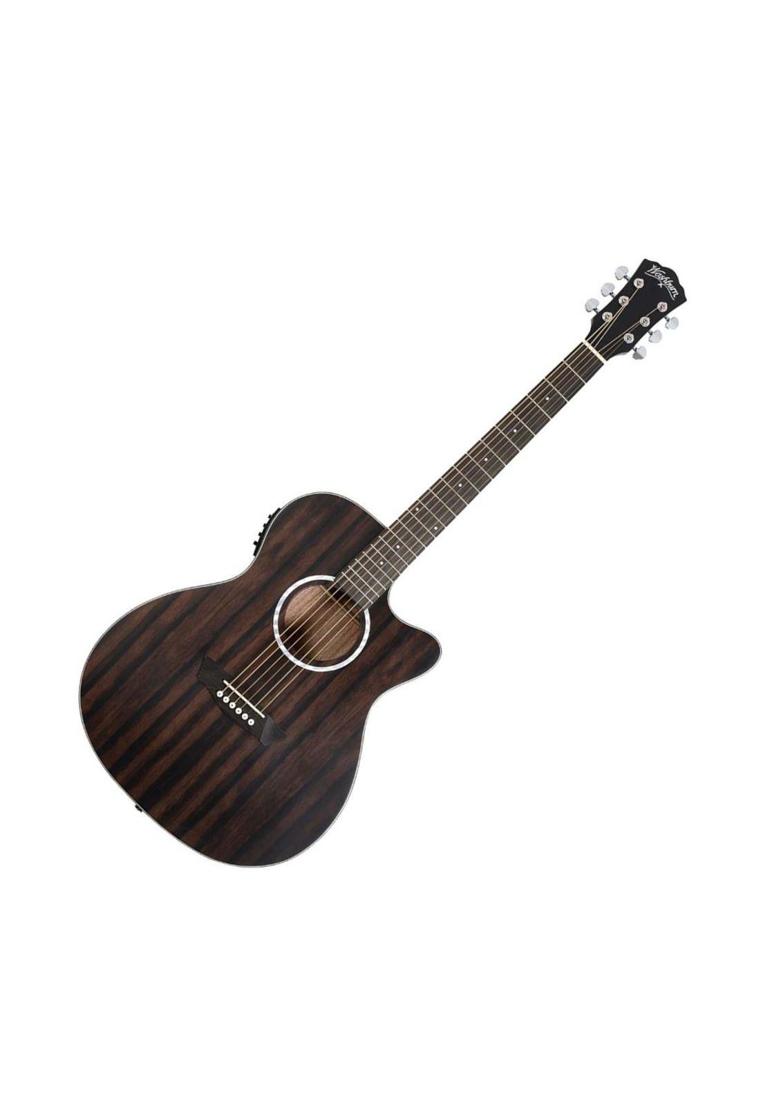 Guitarra Electroacustica Washburn Deep Forest Ebony ACE-0