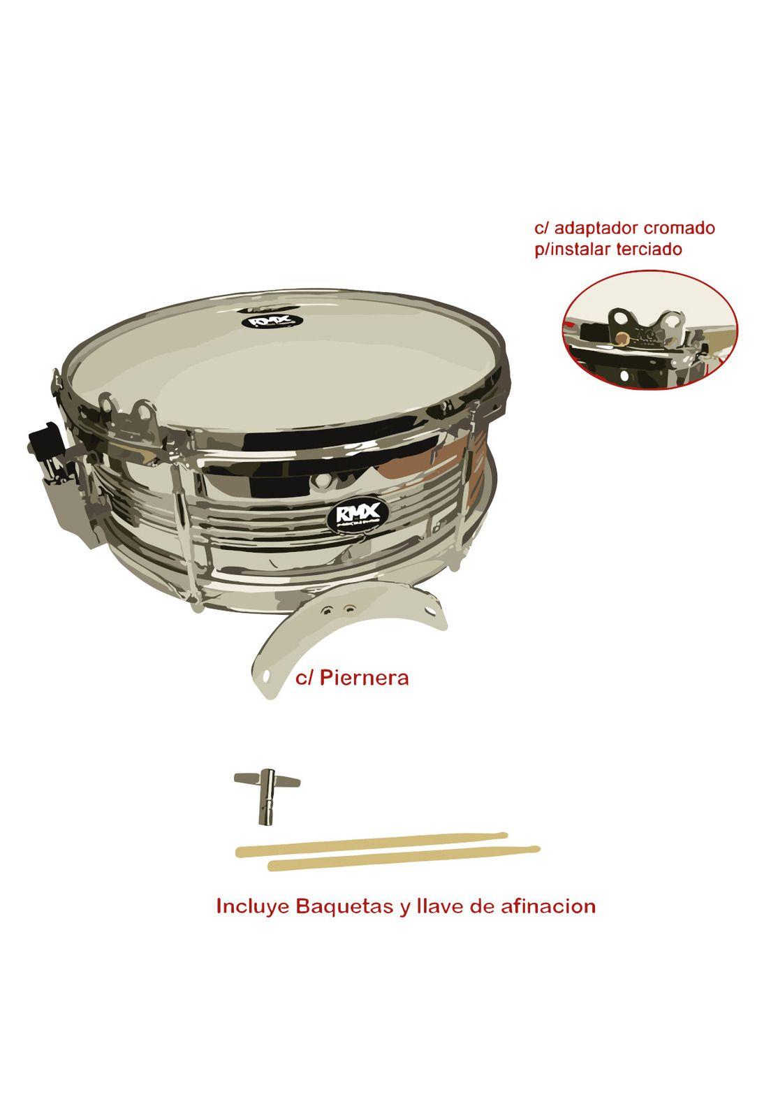 Caja Banda 14x5 Cromada 6 P-Cruzado RMX MB14CBP-1