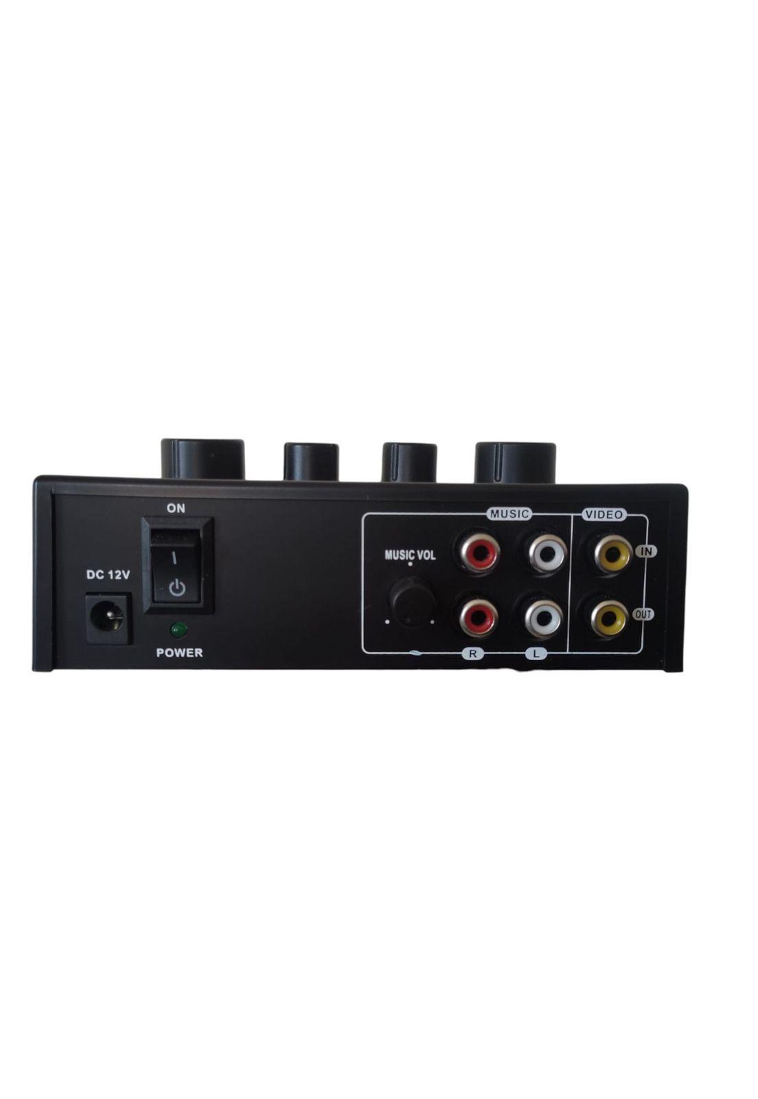 Mezclador de Karaoke Portatil Alpha Pro MEZ-MX3-2