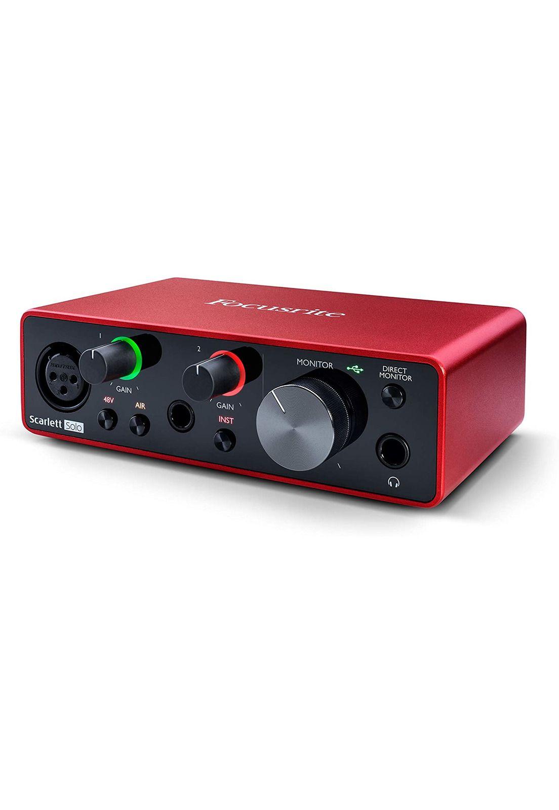 Interfaz Focusrite Scarlett Solo 3rd. Gen-2