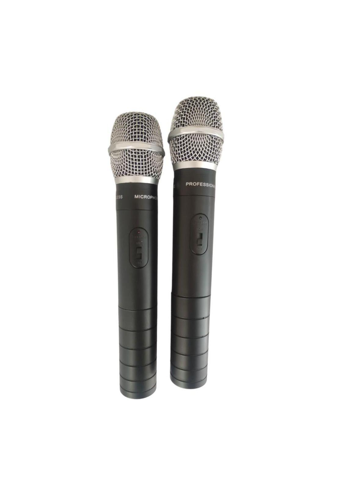 Sistema Doble Microfono Inalambrico de Mano Alpha Pro MIC-180-2