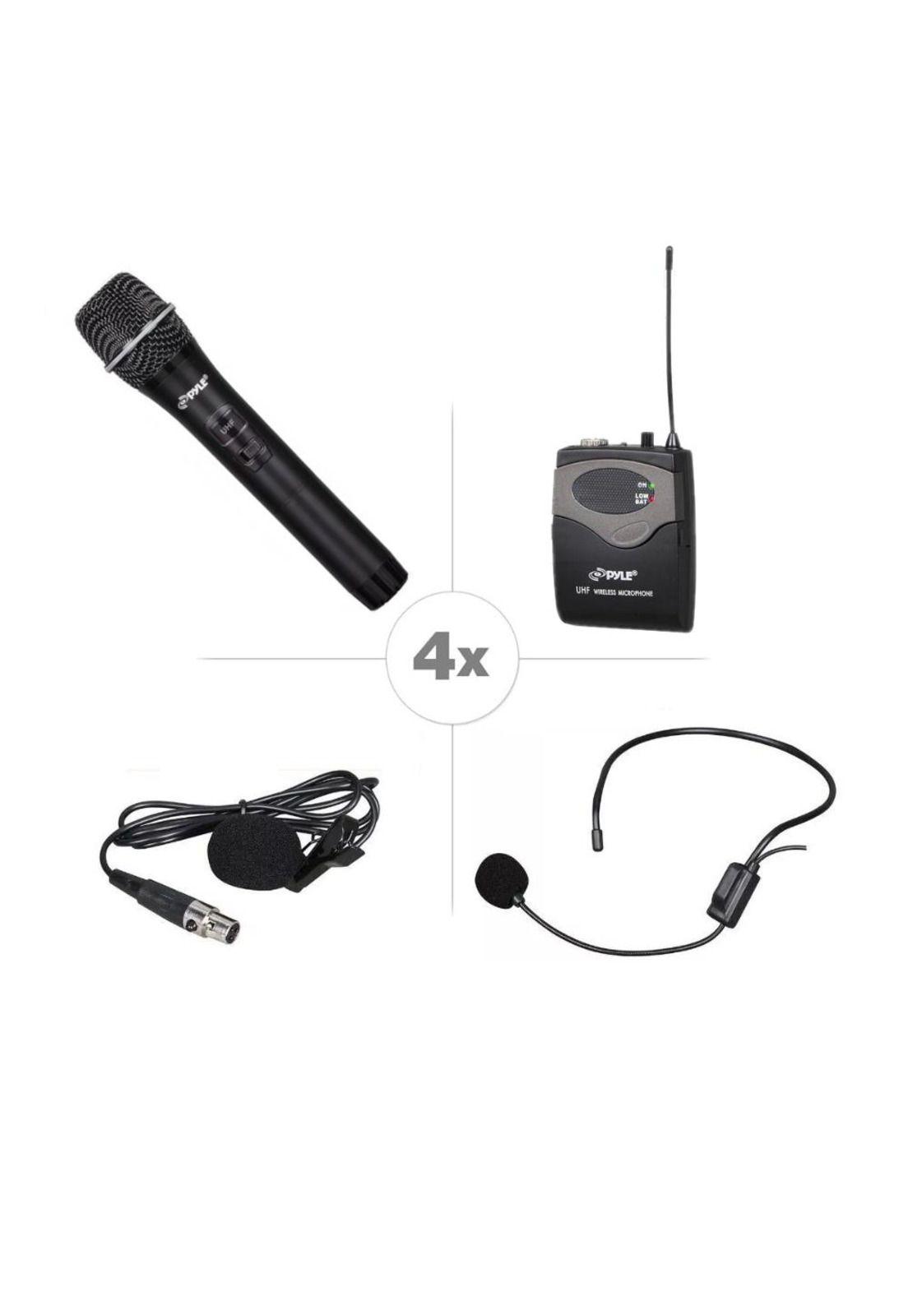 Sistema de Micrófonos Inalámbricos 8 canales Pyle PDWM8350-2