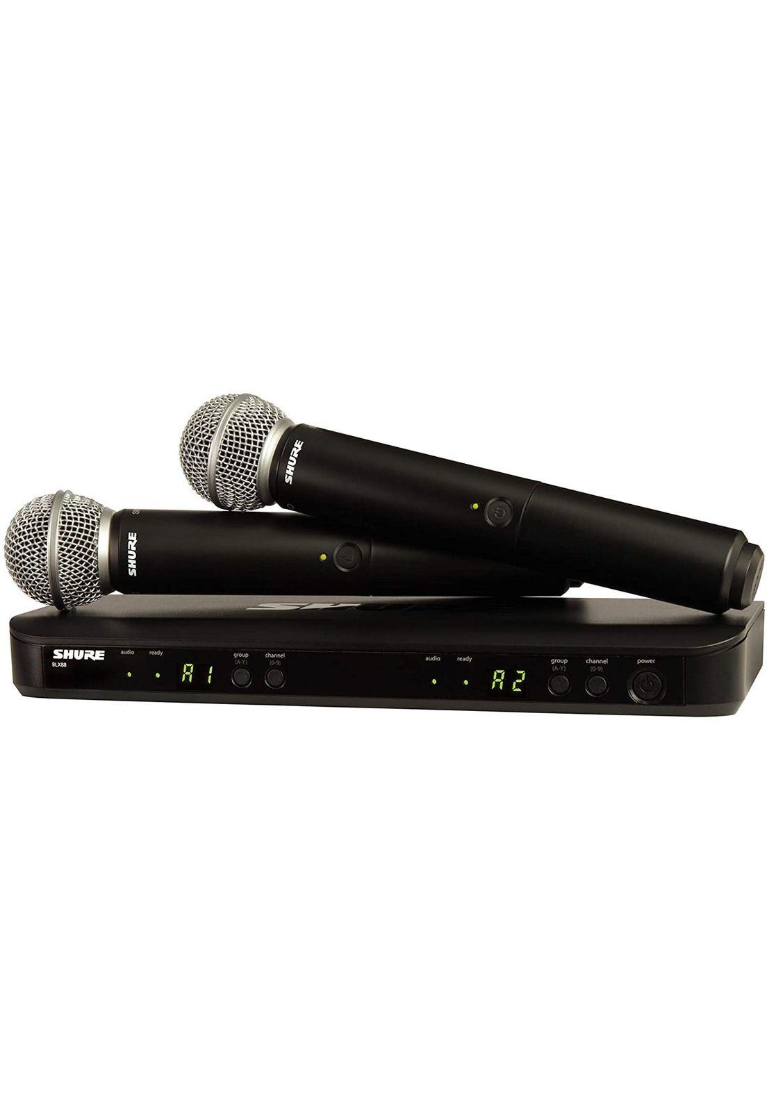 Sistema Inalambrico mano doble Shure BLX288/SM58-M15-0