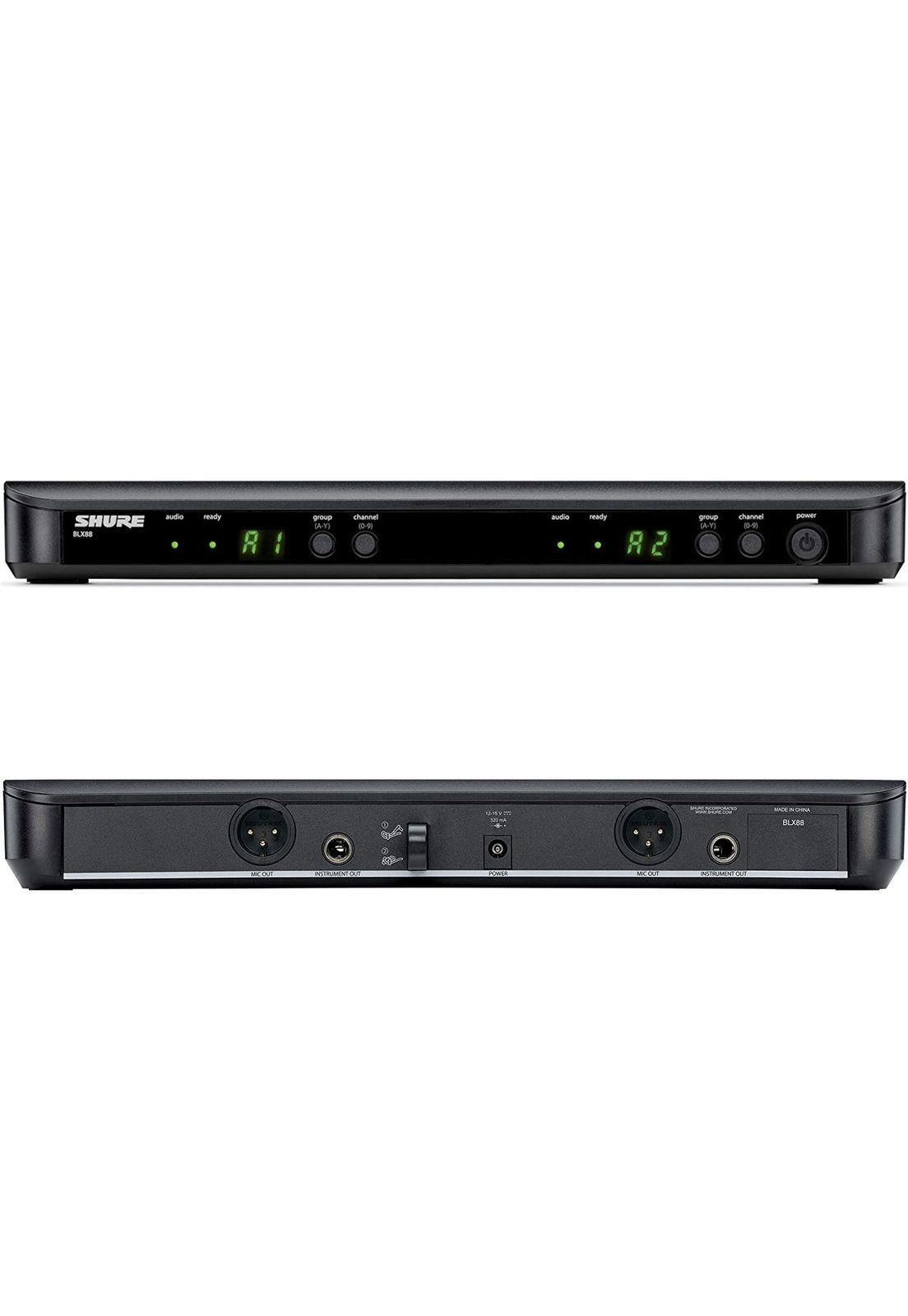 Sistema Inalambrico mano doble Shure BLX288/SM58-M15-3