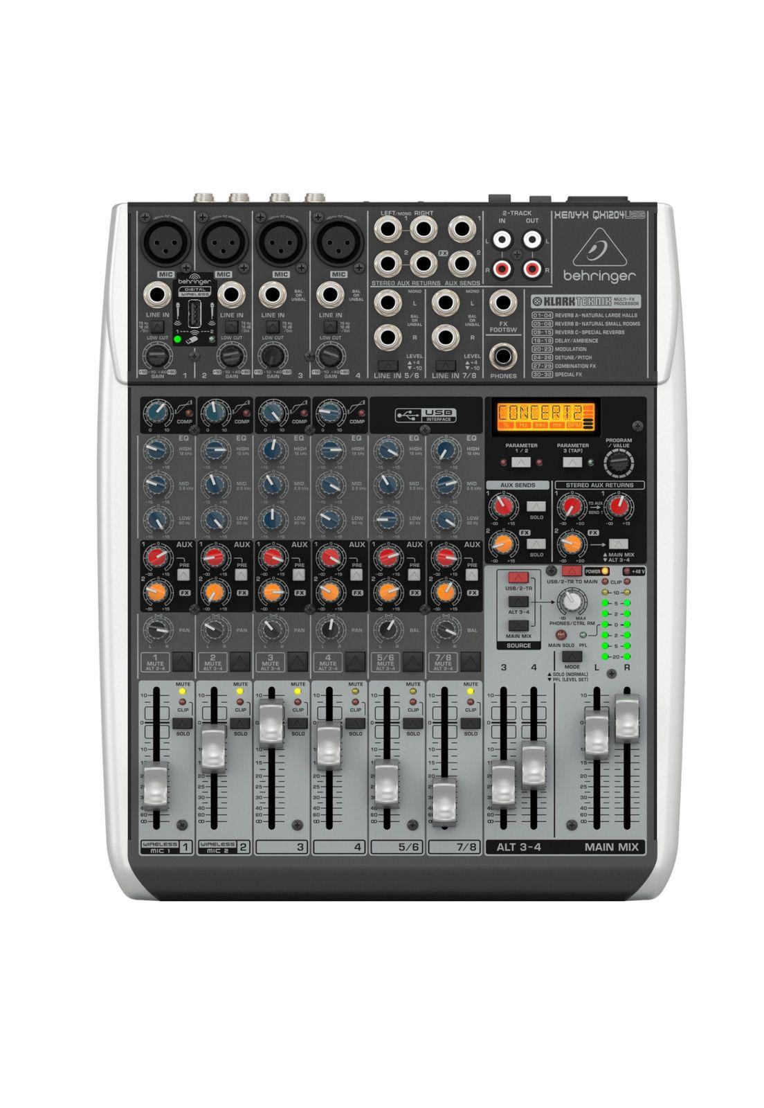 Mixer Analogo 12 entradas Behringer Xenyx QX1204USB-0