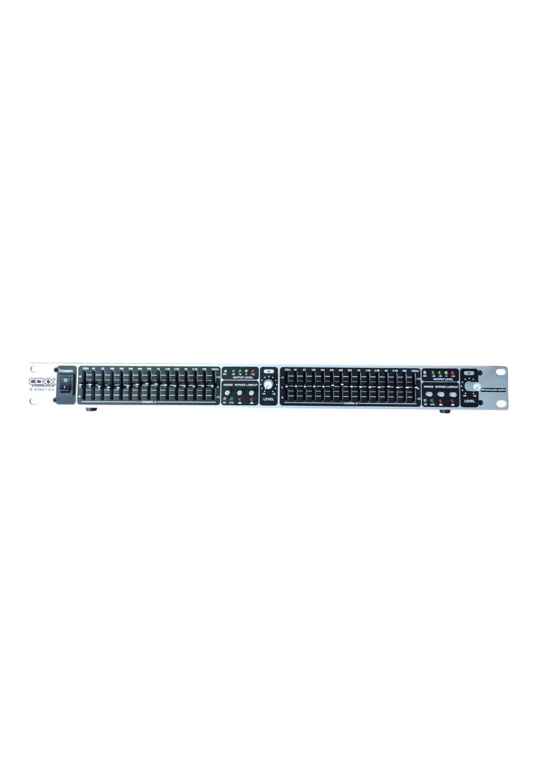 Ecualizador Grafico de 2x15 Bandas COXX S-EQ215A-0