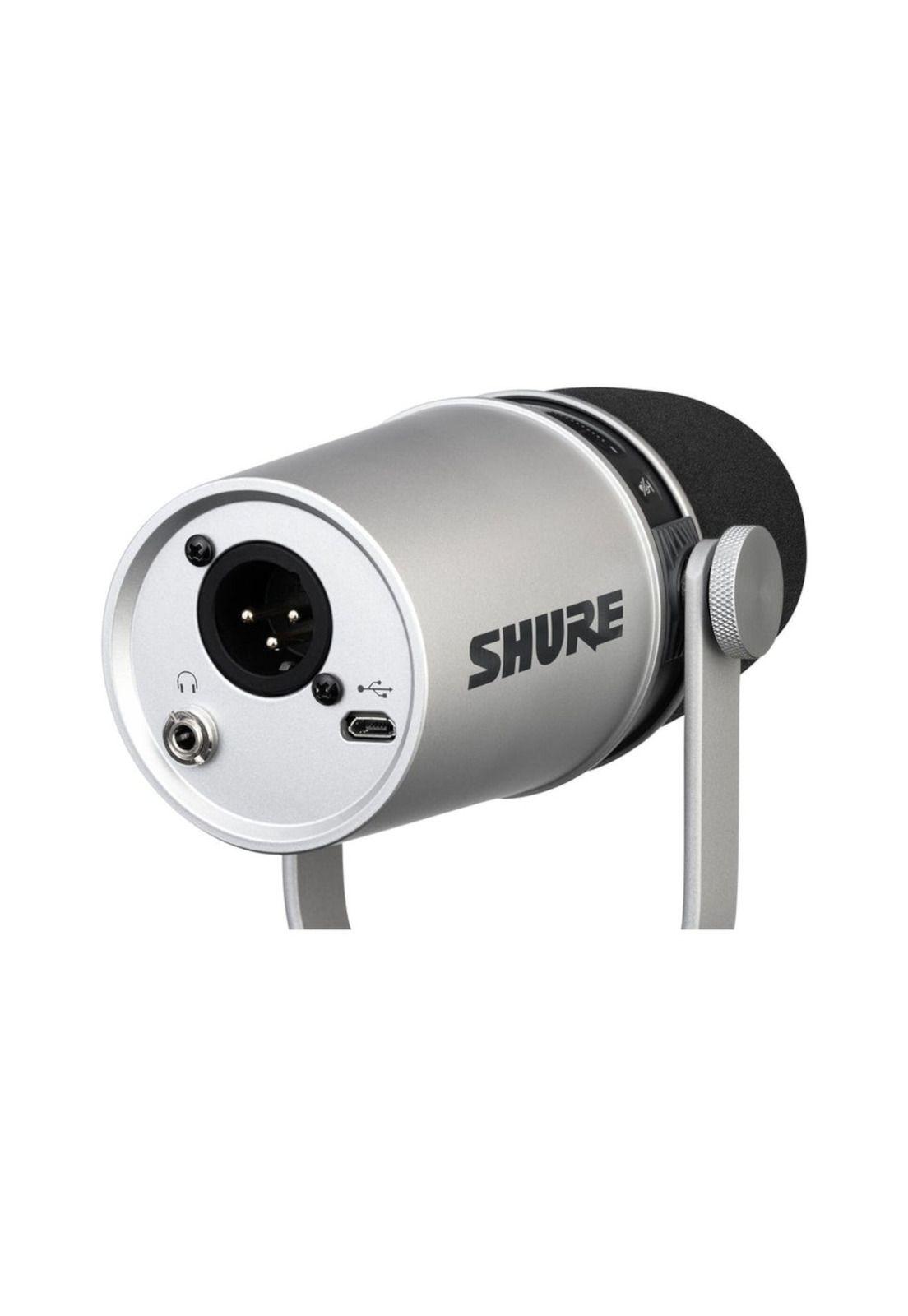 Microfono Condensador XLR-USB Shure MOTIV MV7-S-2