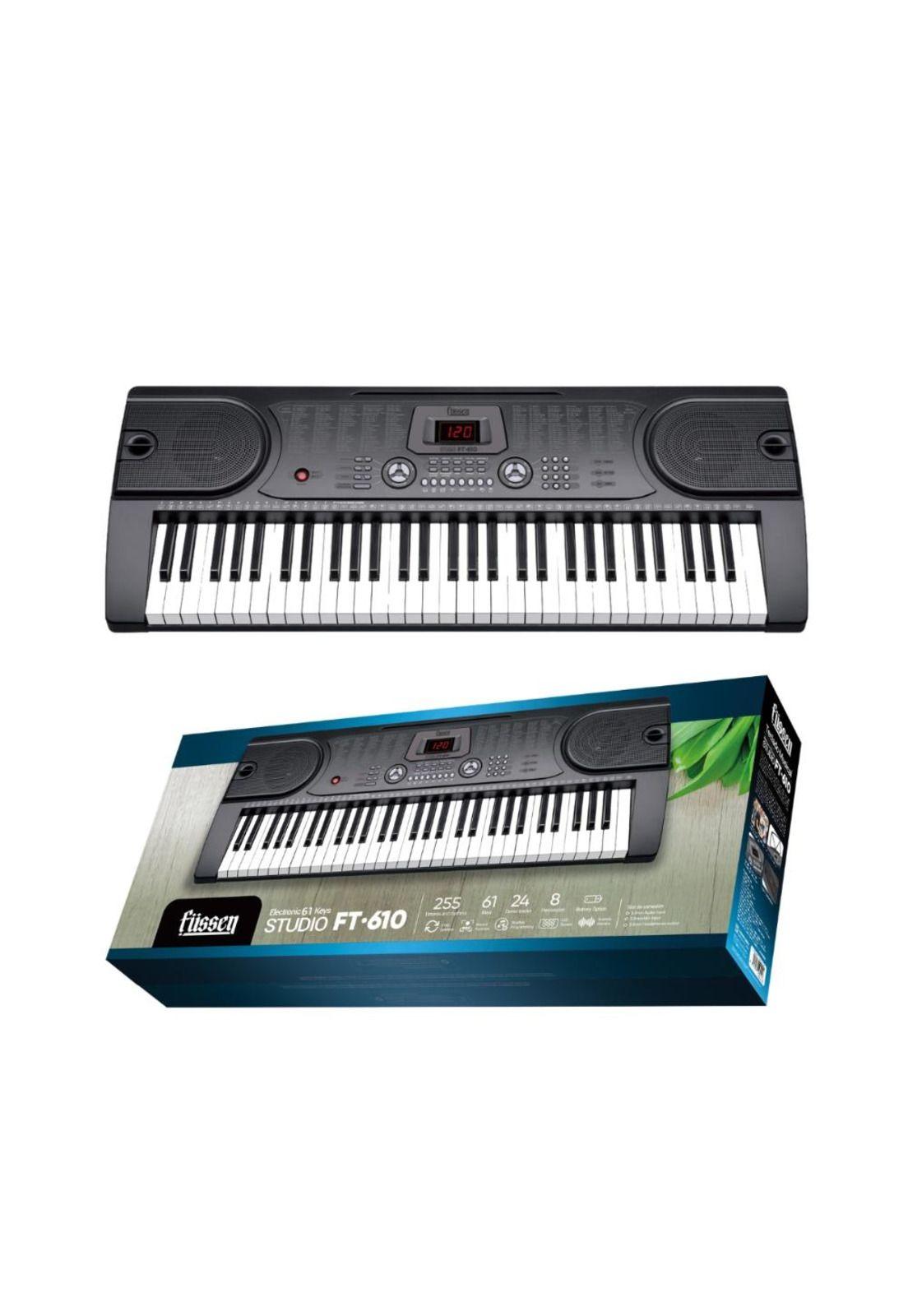 Teclado Musical 61 Teclas Fussen Studio FT-610-2