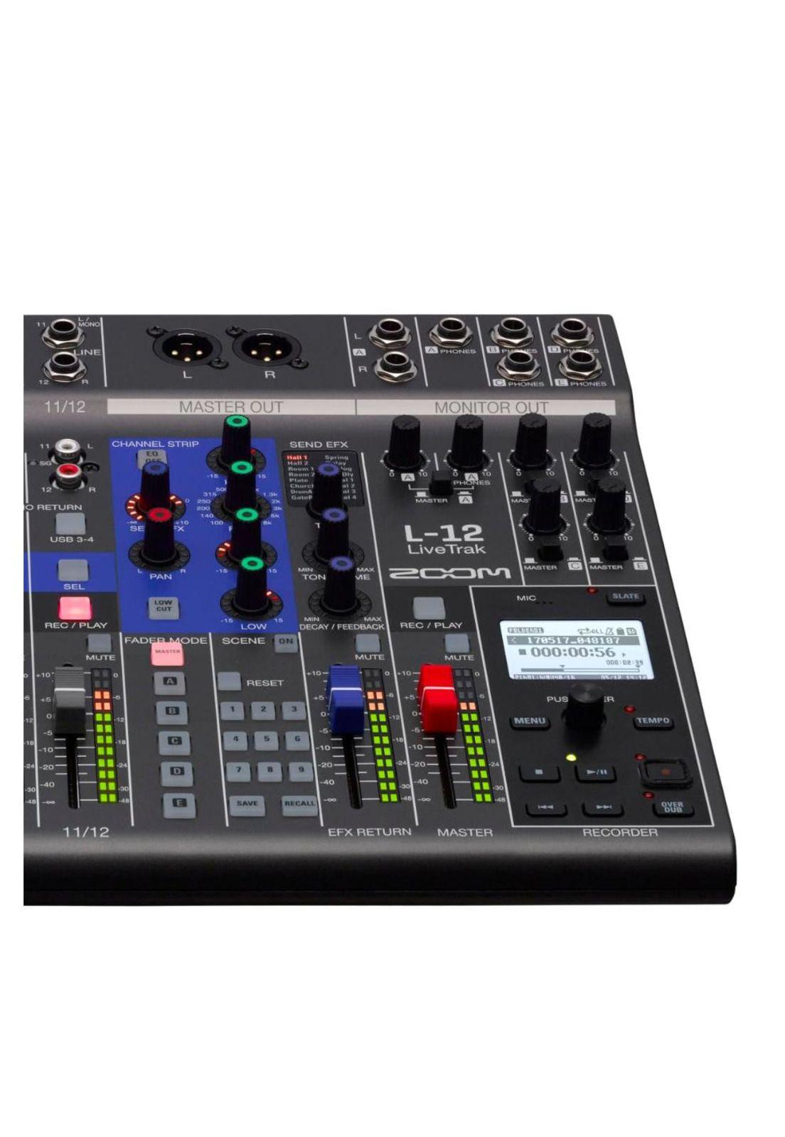 Mixer Digital Zoom LiveTrak L-12-3