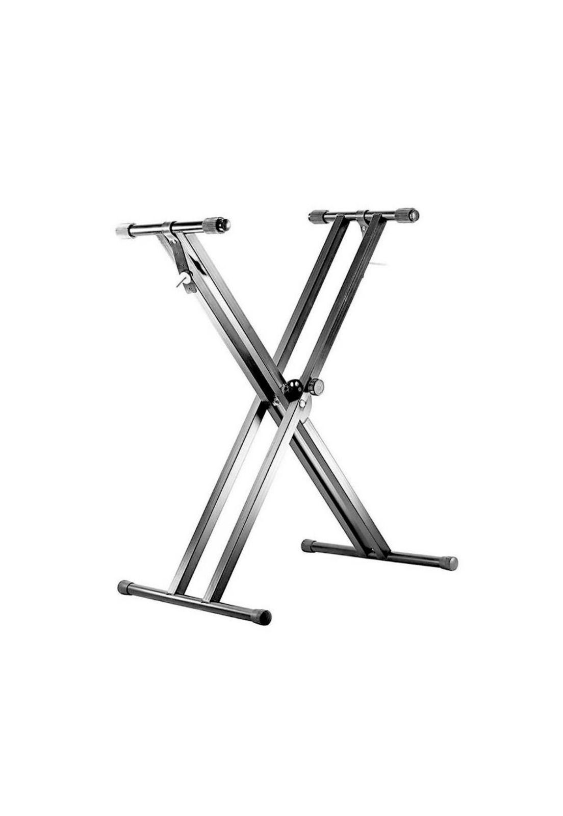 Atril Teclado Doble Tubo Wingo WS-302-0