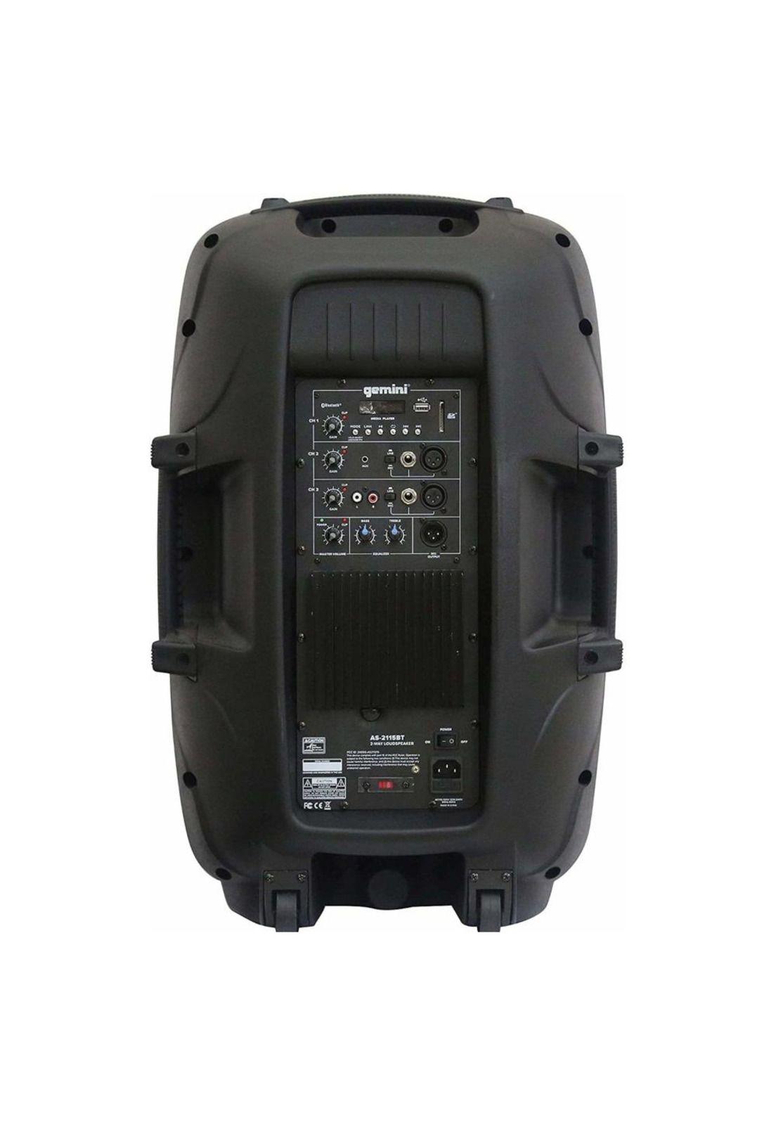 Caja Activa de 15" Bluetooth Gemini AS-2115BT-3