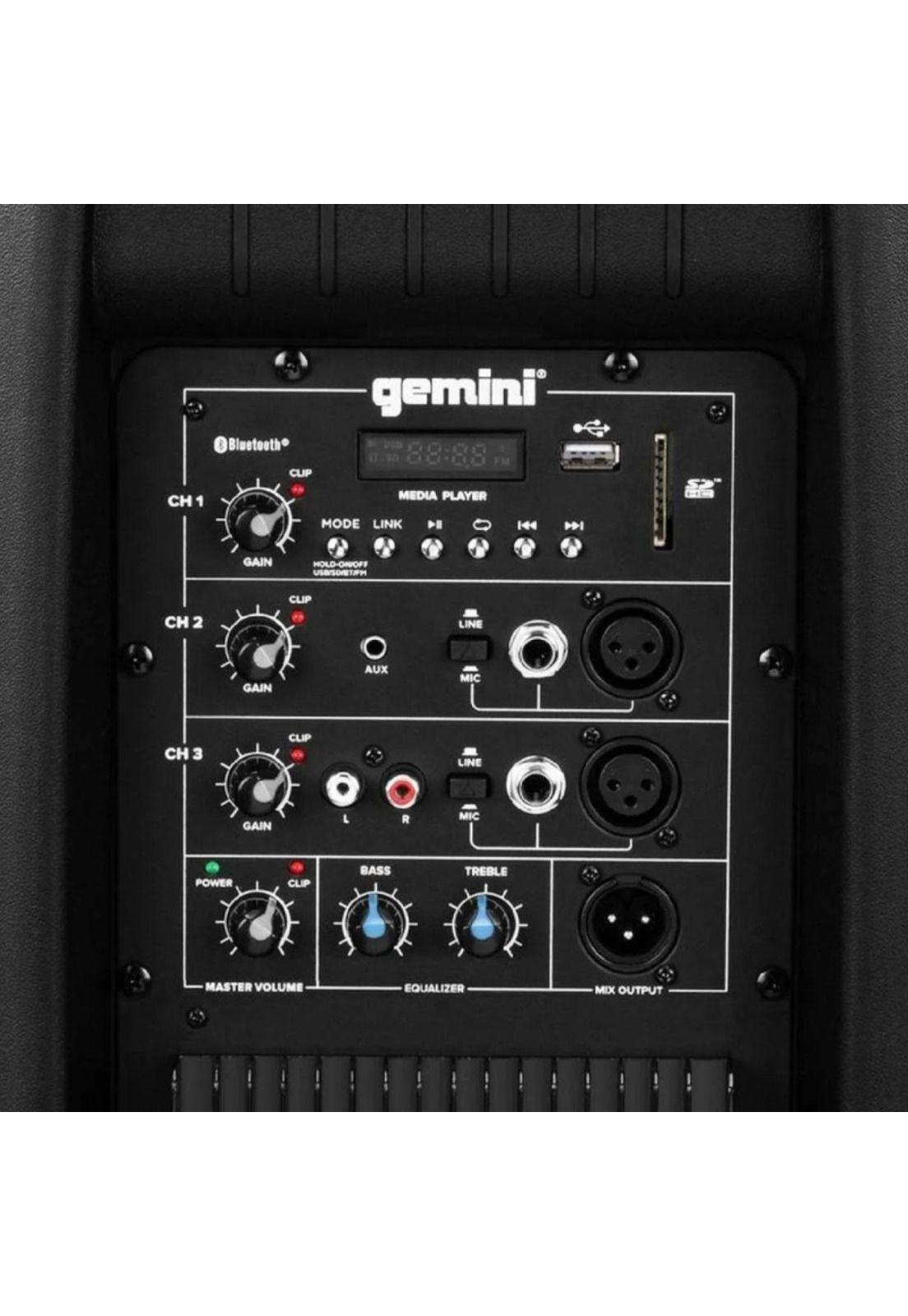 Caja Activa de 15" Bluetooth Gemini AS-2115BT-4