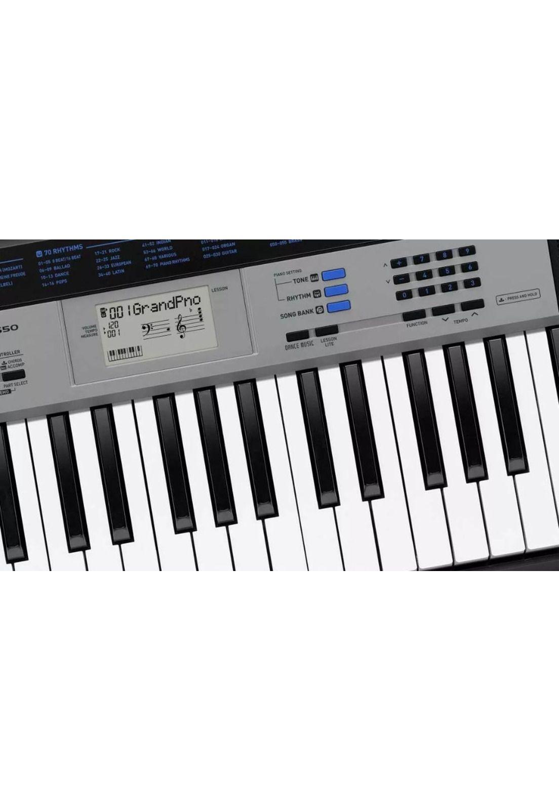 Pack Teclado Casio CTK-1550 + atril de tubo simple-1