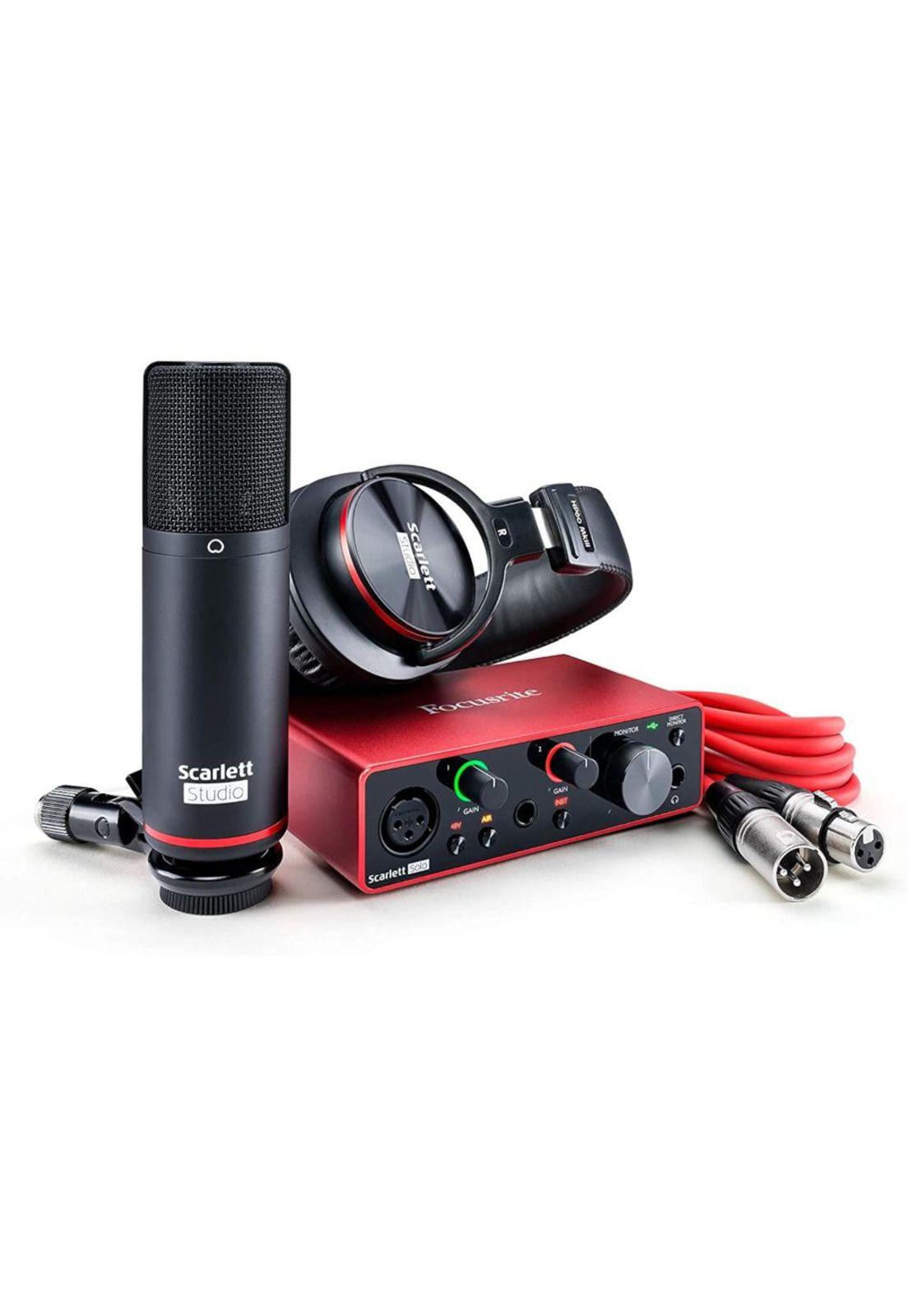 Pack de grabacion Focusrite Scarlett Solo Studio 3rd. Gen.-0