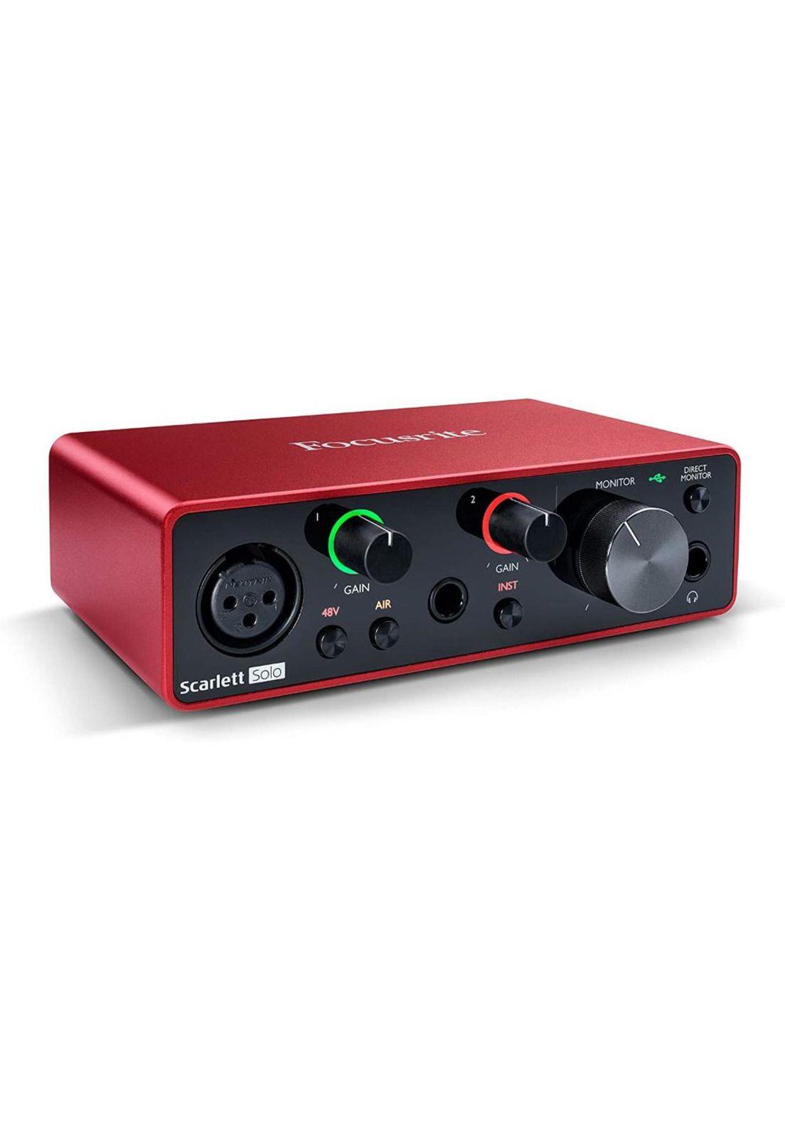 Pack de grabacion Focusrite Scarlett Solo Studio 3rd. Gen.-1