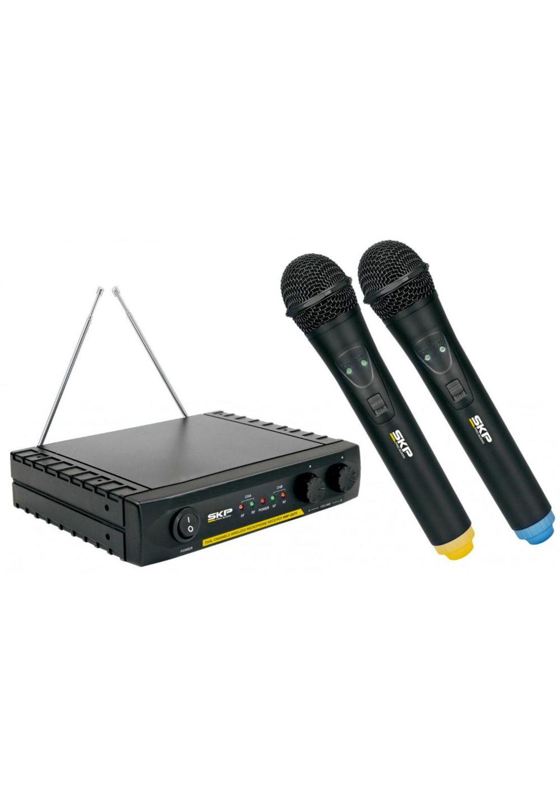 Sistema Inalambrico Dual de Mano SKP VHF 2671-0