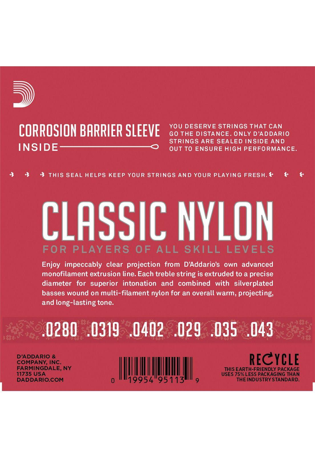 Cuerdas para guitarra clasica D'Addario EJ27N-1
