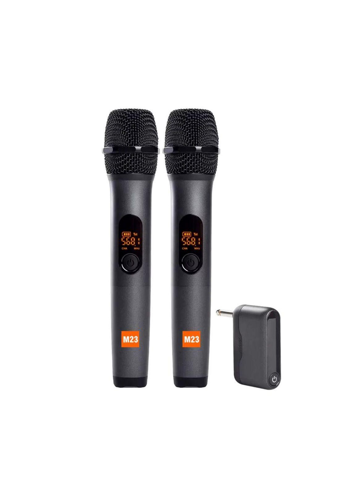 Kit de Microfonos Inalambricos Portatil Fidek M23-0