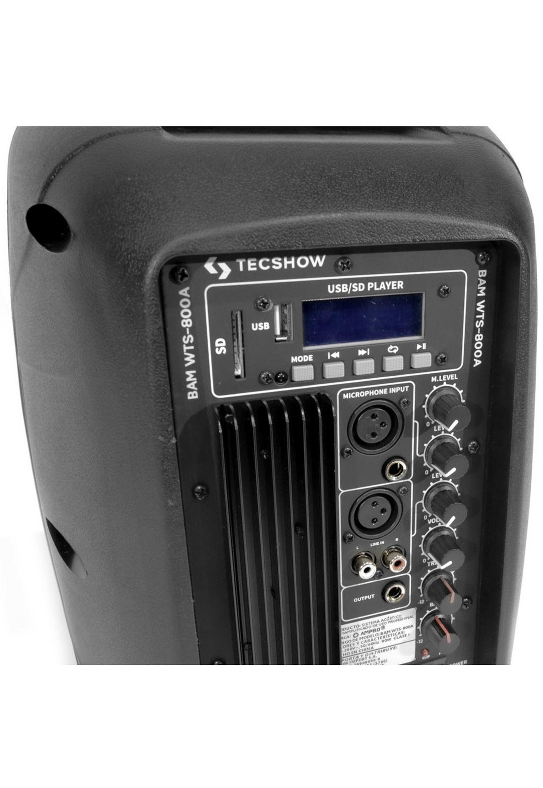 Caja Activa 8 pulgadas Tecshow BAM WTS-800A-2