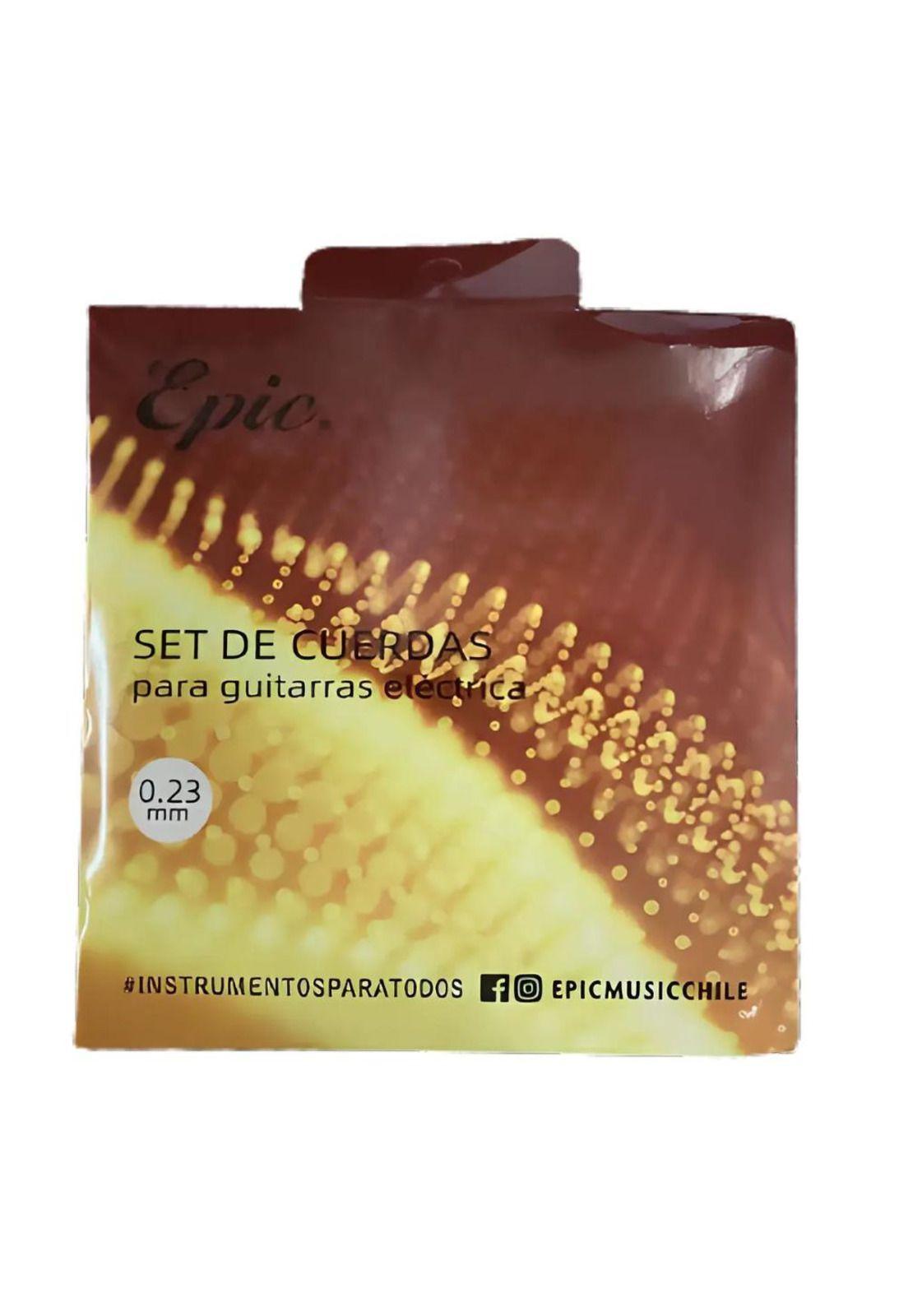 Set de cuerdas para guitarra eléctrica Epic Regular 0.23mm-0