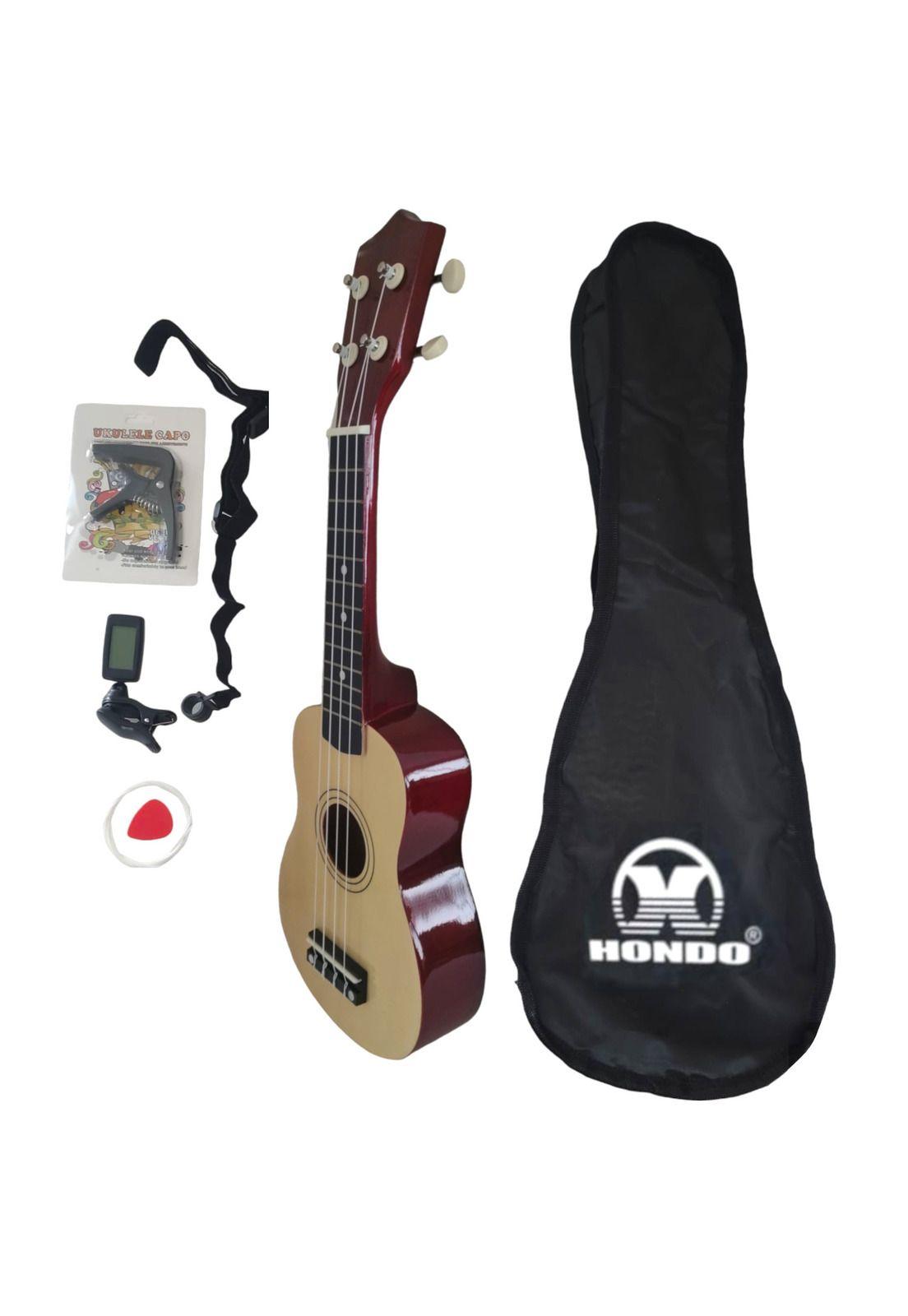 Set completo ukelele soprano Hondo SCKUK-30H Natural-0