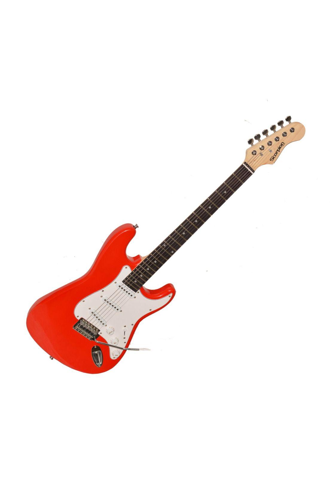 Pack de Guitarra Electrica Scorpion PAC-5 RD-0