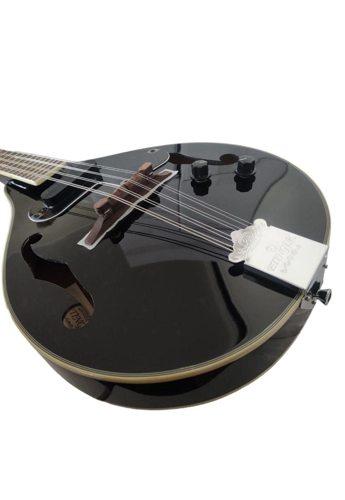 Mandolina Electroacustica Etinger BET-500 Negro-1