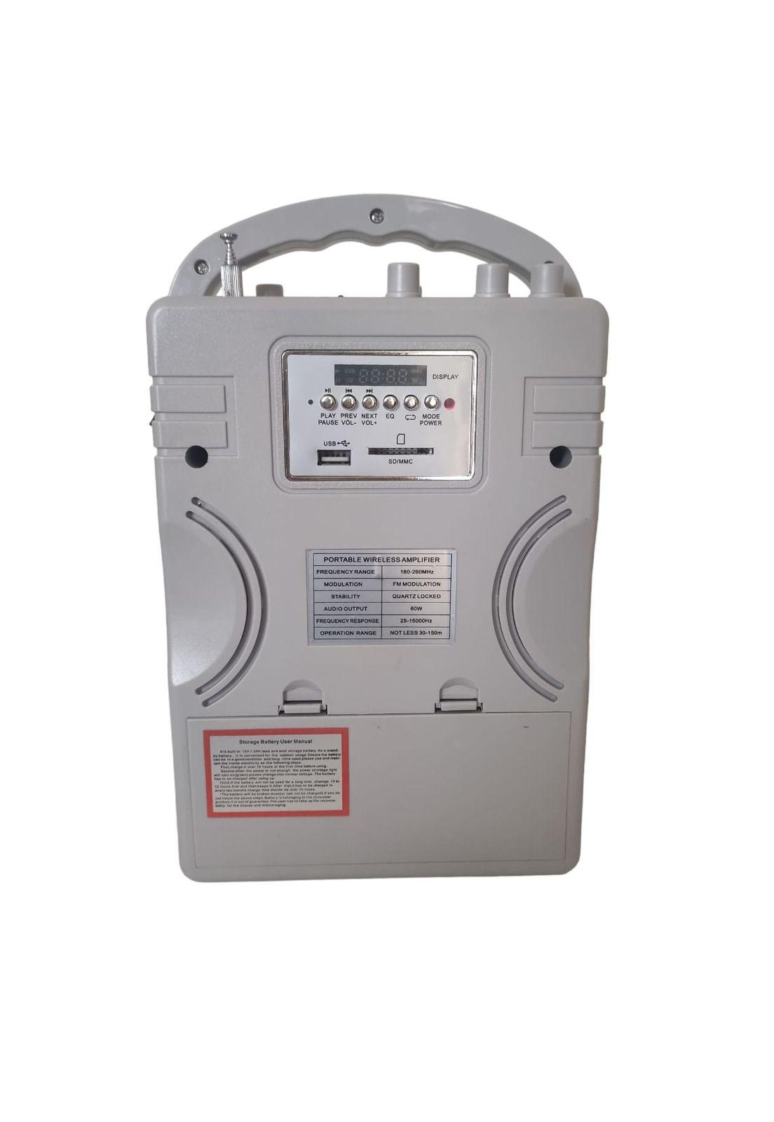 Amplificador portatil de voz Fidek PA-904U-3
