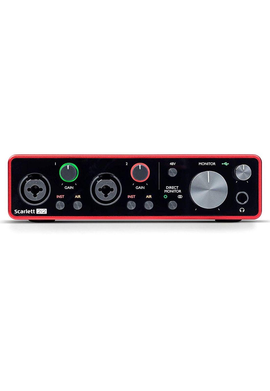 Interfaz Focusrite Scarlett 2i2 3rd. Gen-2
