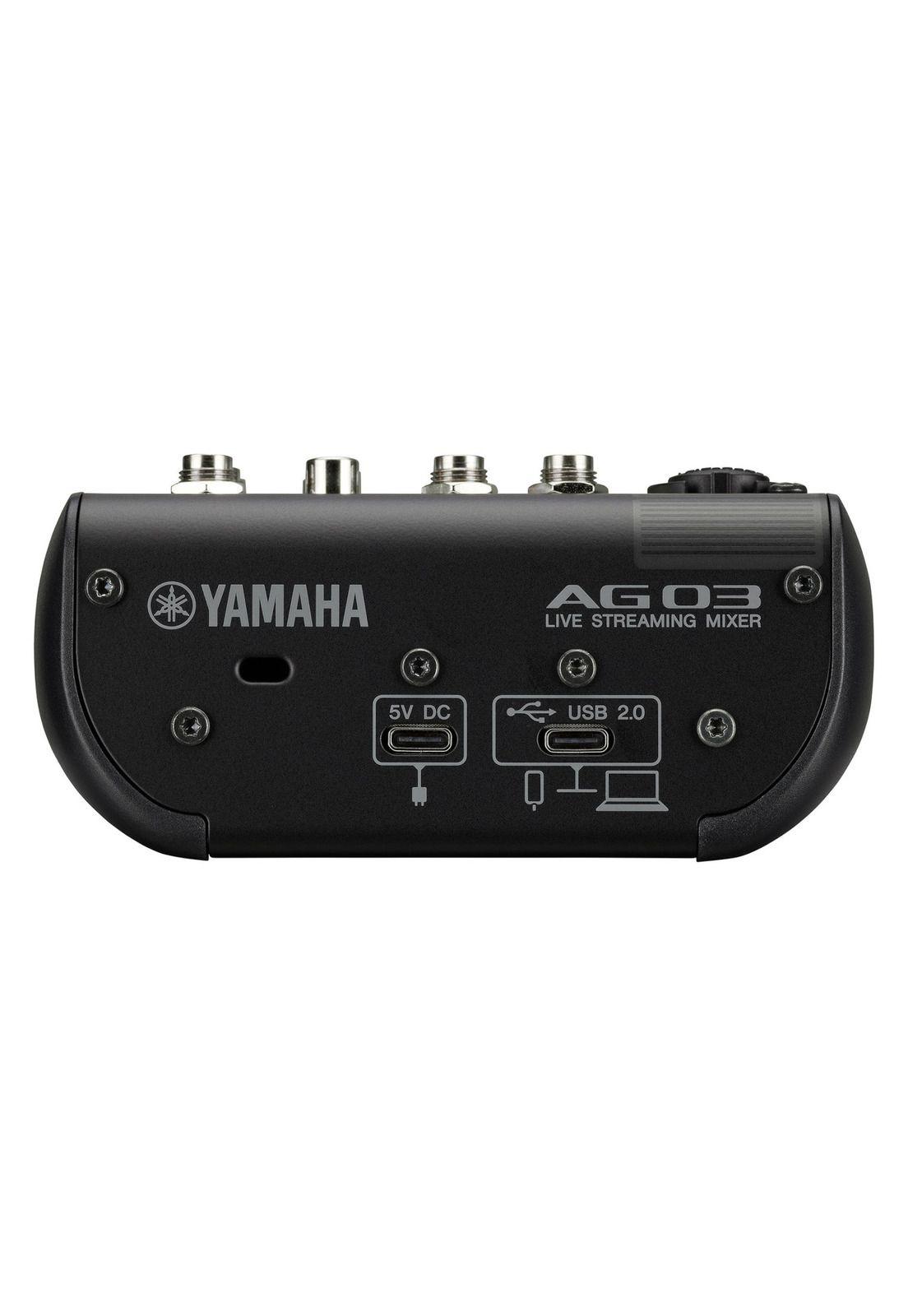 Mixer para streaming Yamaha AG03 MK2 Black-2