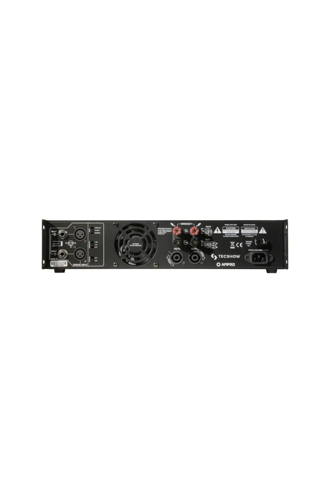 Amplificador de Potencia Tecshow APX-II 800-2