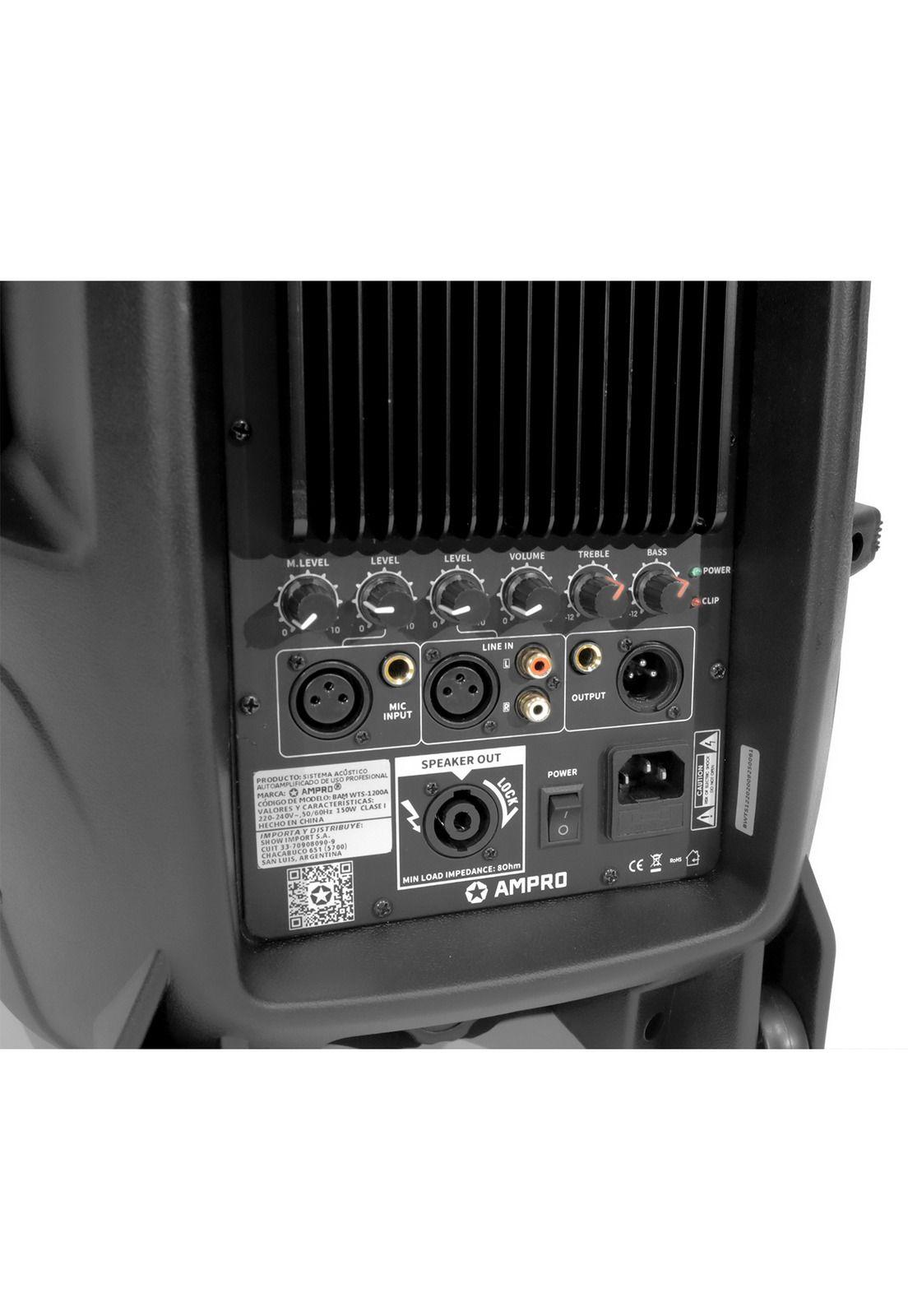 Caja Activa 12 pulgadas Tecshow BAM WTS-1200A-4